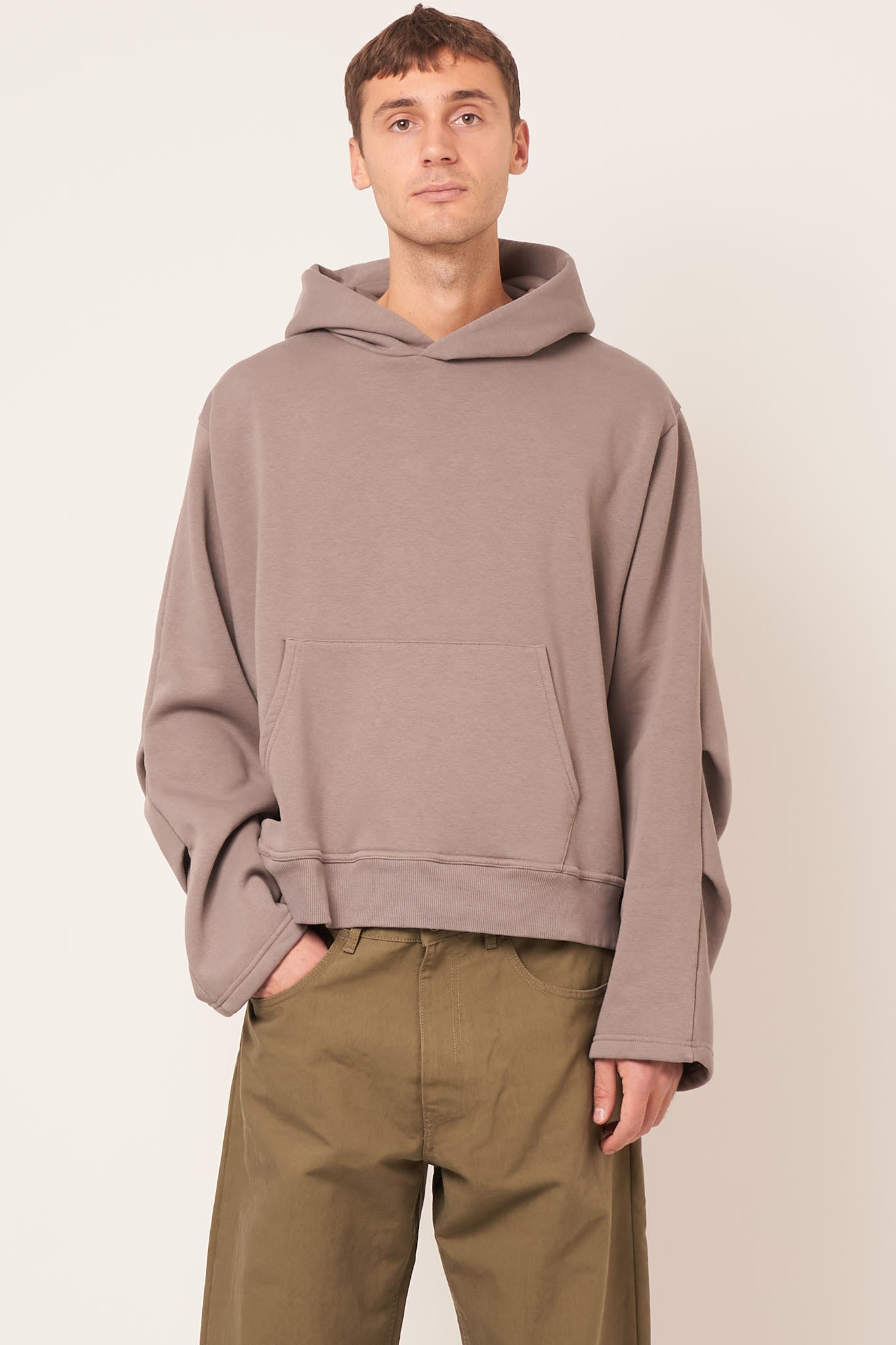 Hooded Sweatshirt Warm Grey