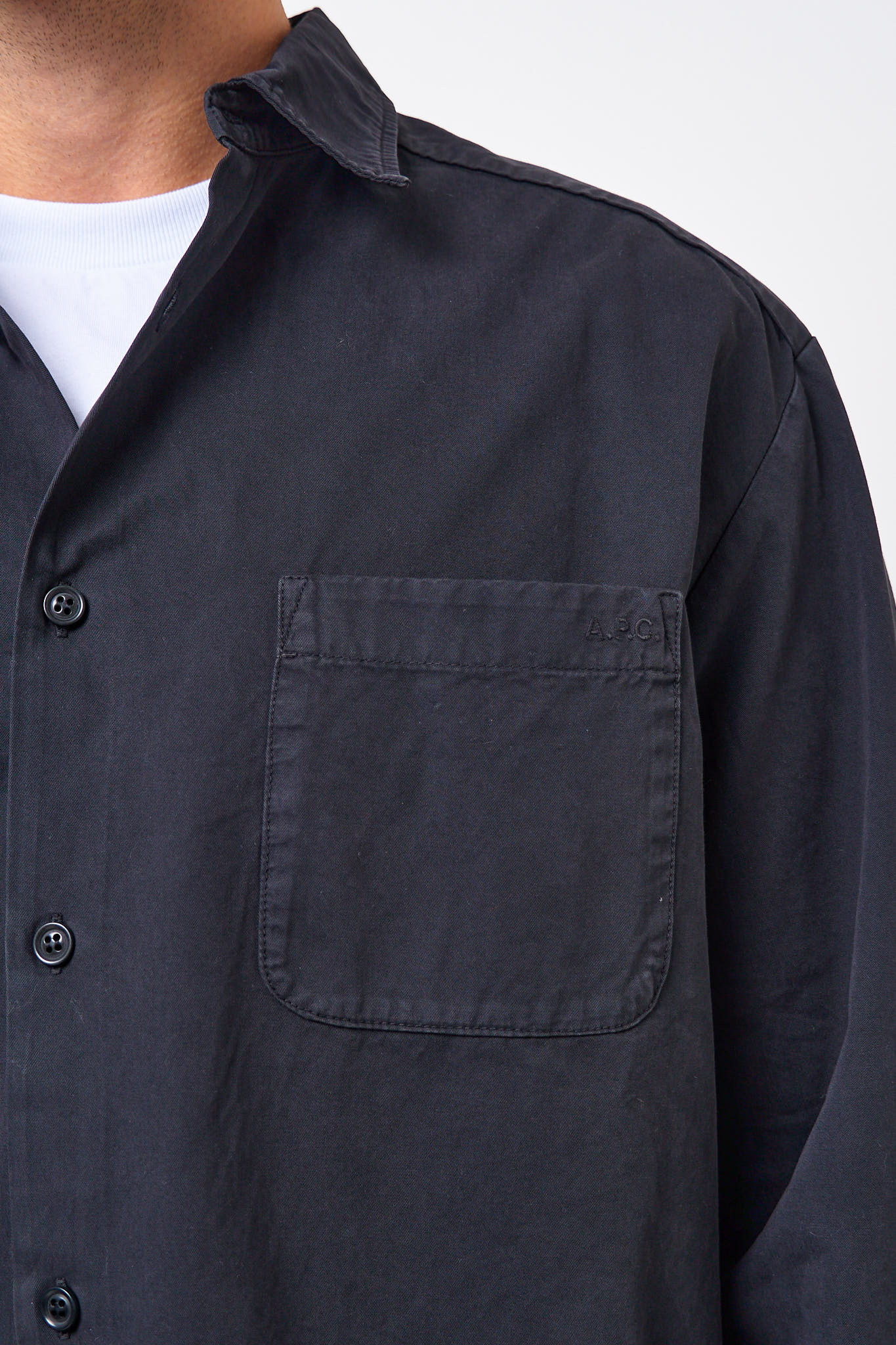 Malo Logo Shirt False Black