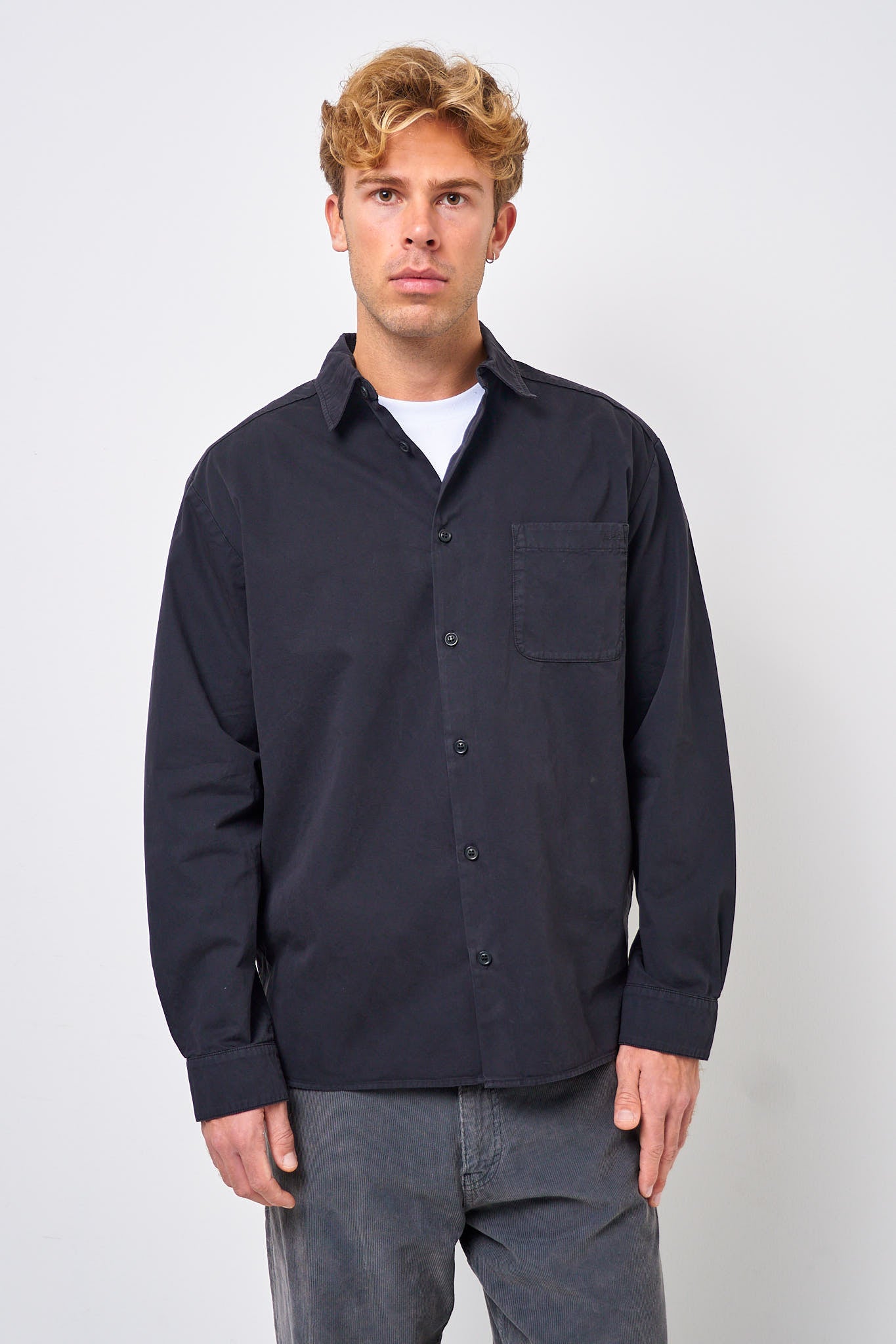 Malo Logo Shirt False Black
