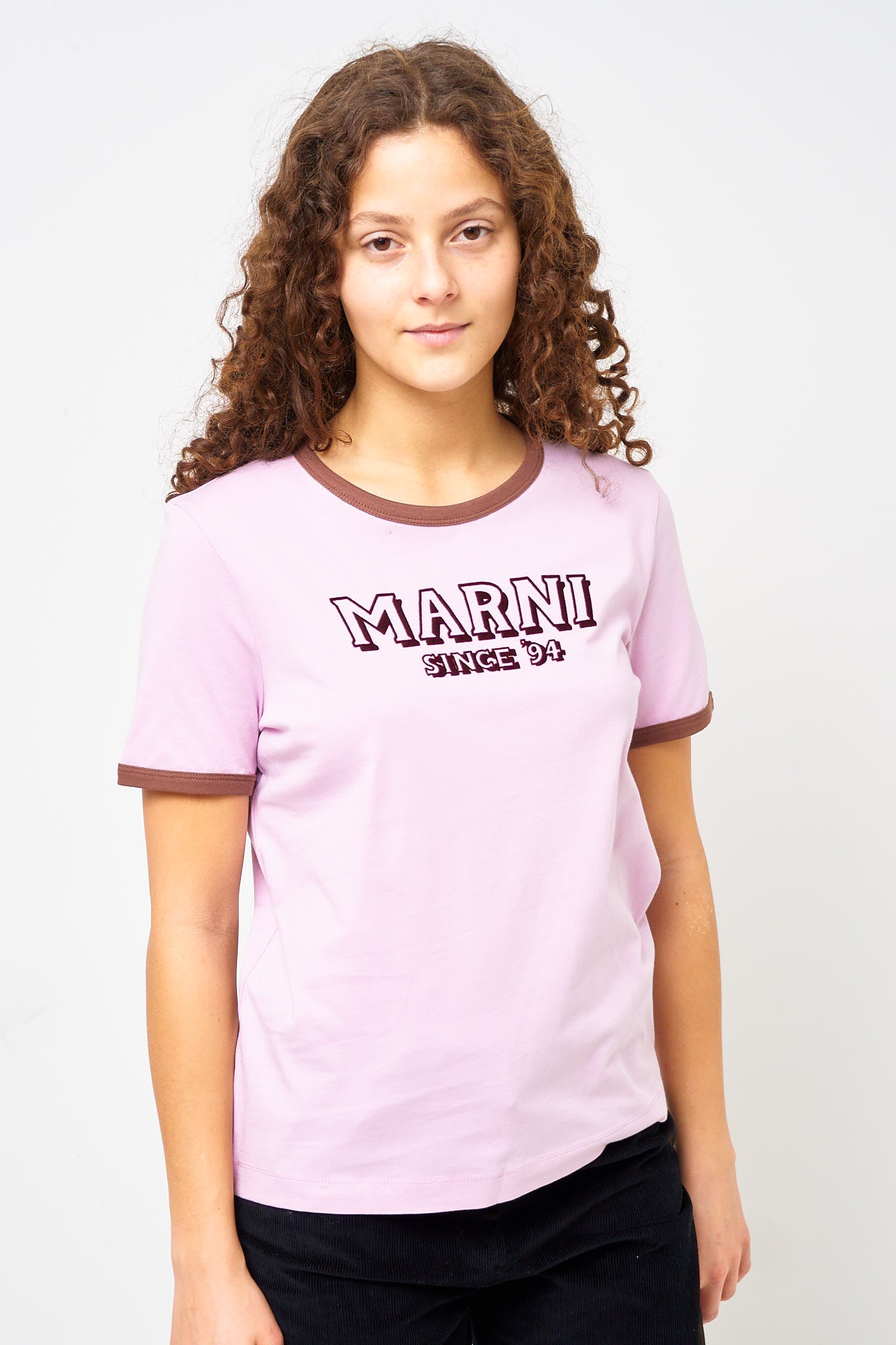 Marni Since 94' T-Shirt Light Pink/Brown