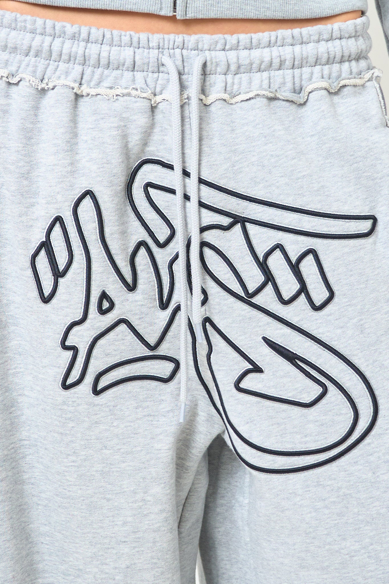 Mikheil Wide Sweat Pants Grey