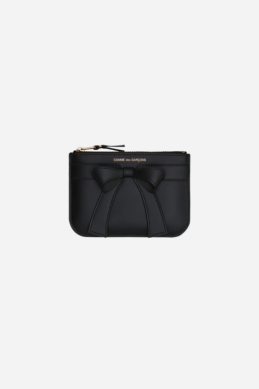 Mini Bow Wallet Black