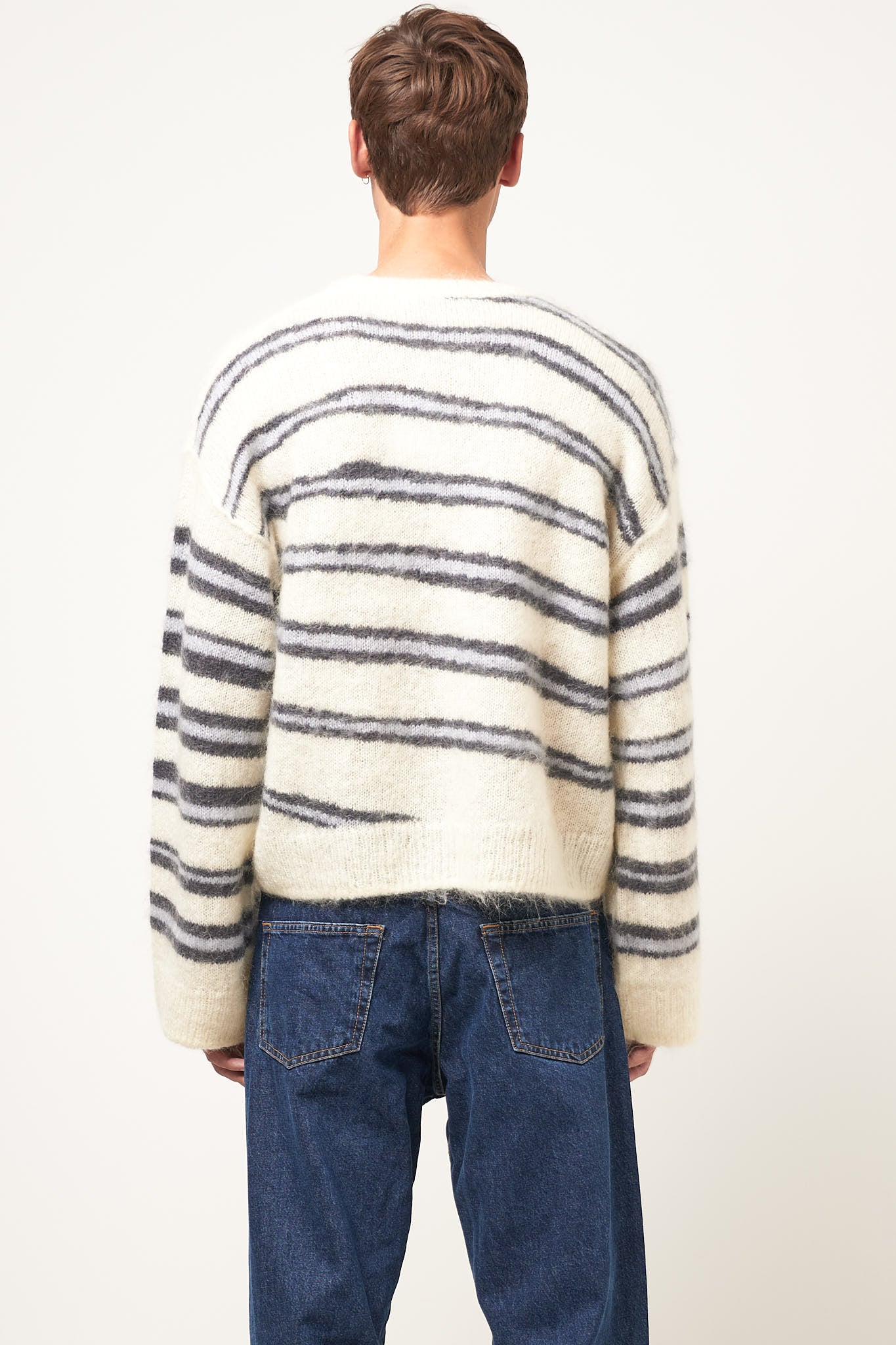 Mohair Blend Jumper Soft Yellow/Multi