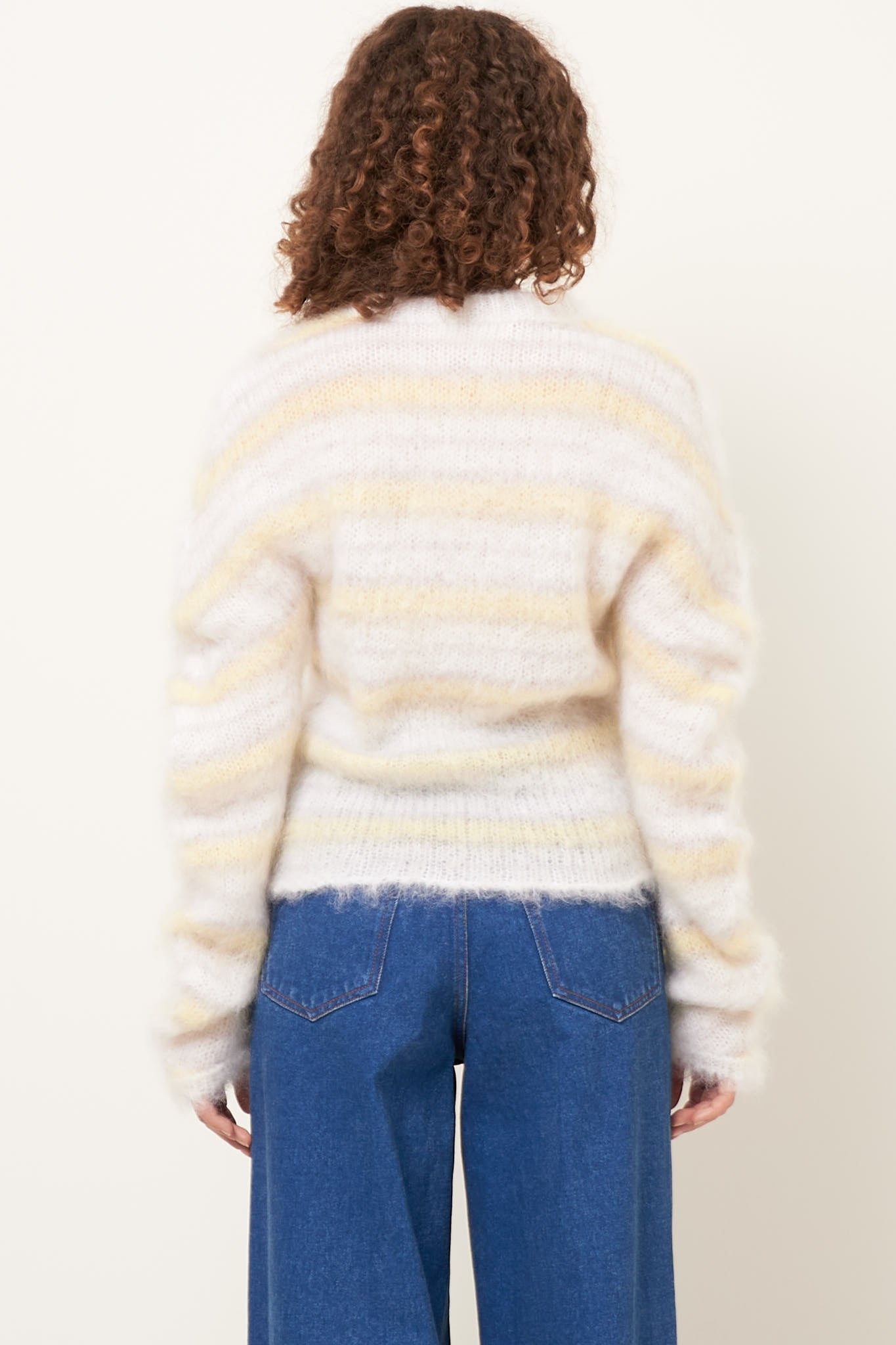 Mohair Jumper Lily White