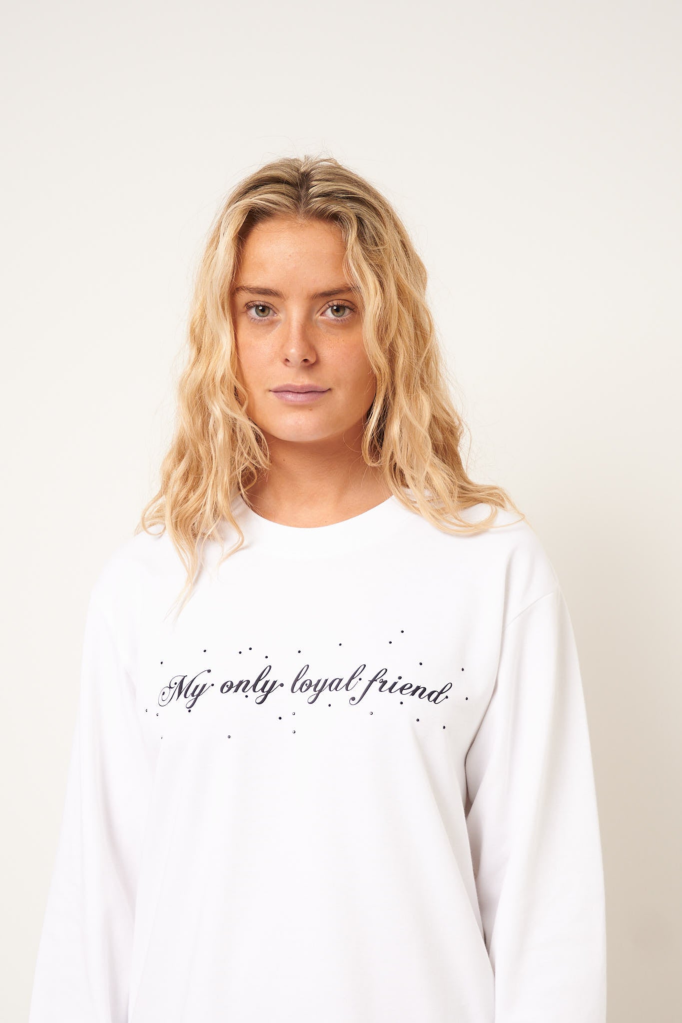 My Only Loyal Friend L/S T-Shirt White