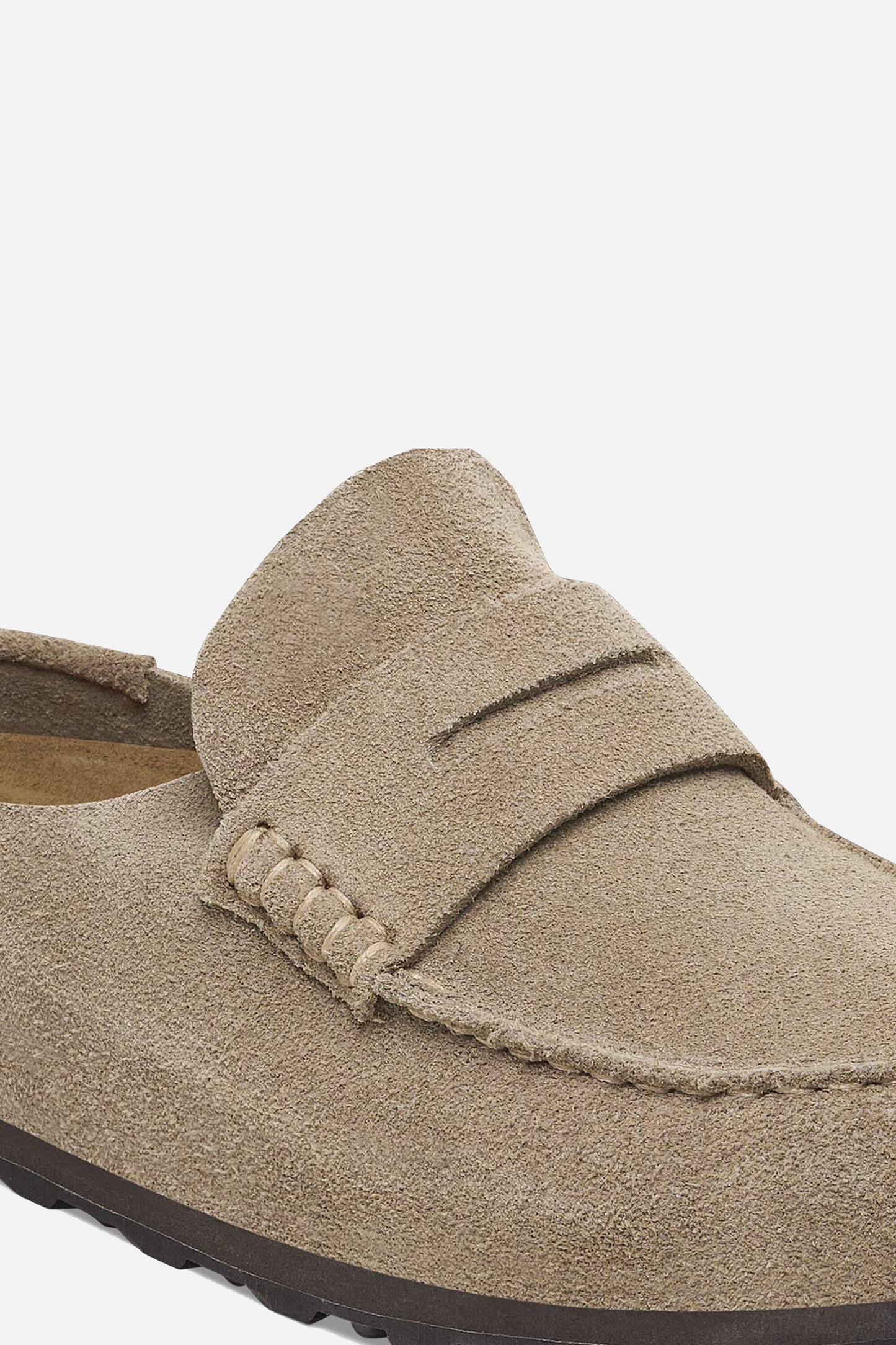 Naples Wrapped Suede Leather Taupe