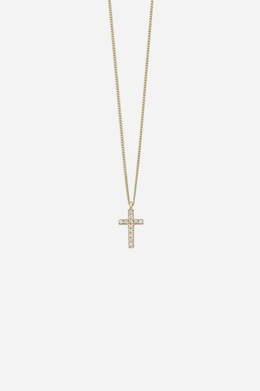 Novo Diamond Cross Chain Necklace