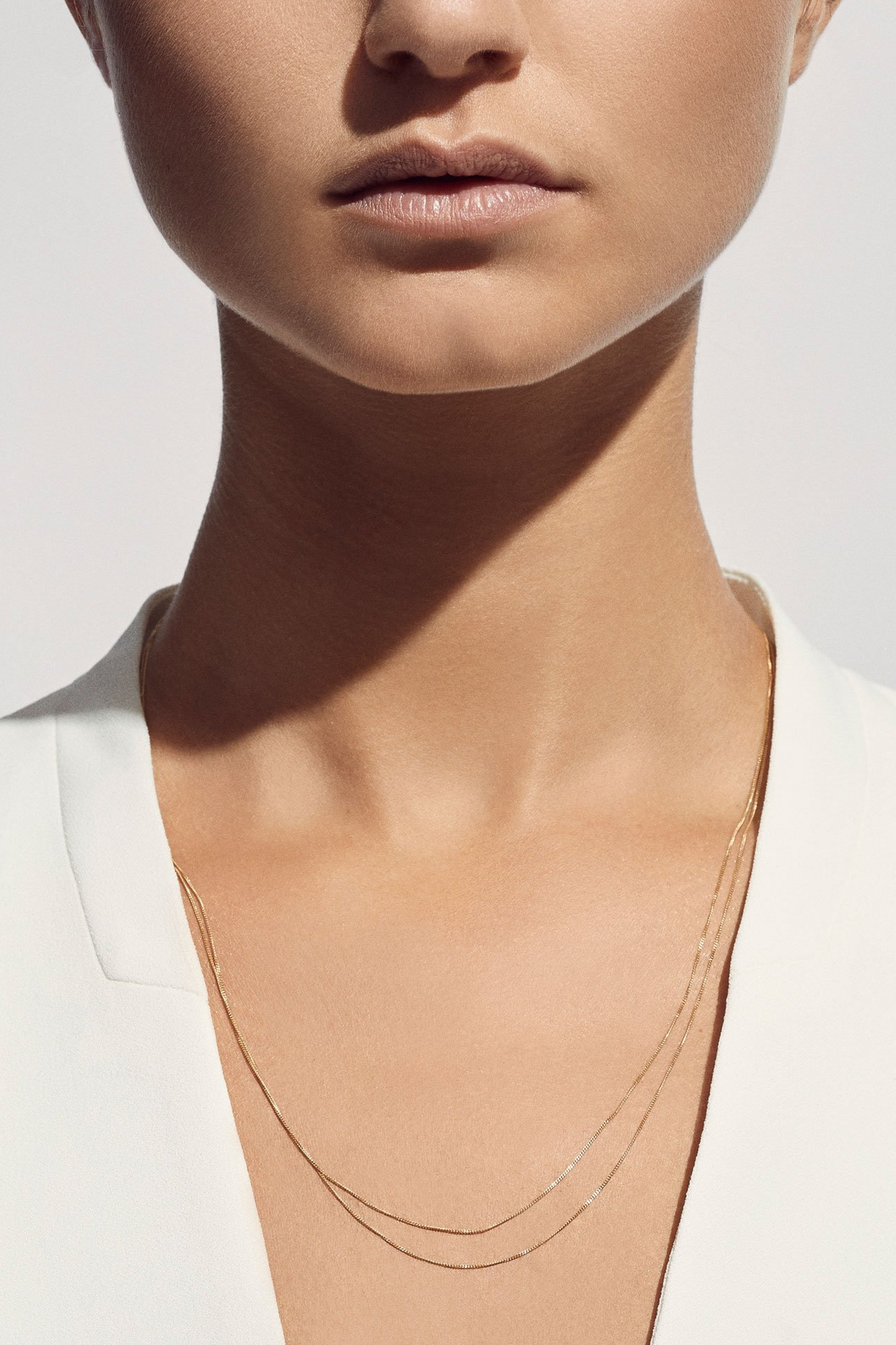 Nude Double Chain Necklace