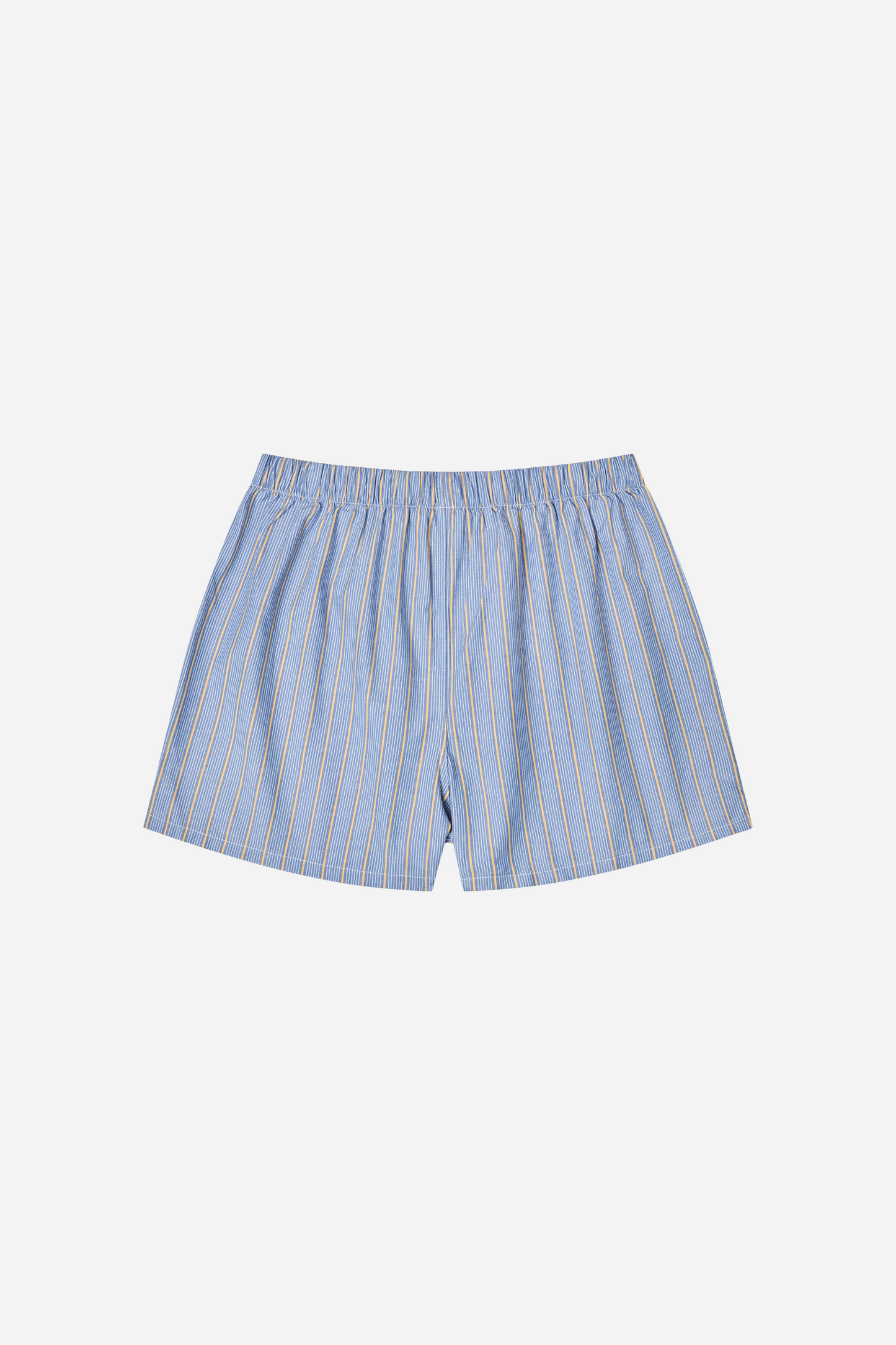 Ocean Blue And Yellow Stripe Boxers