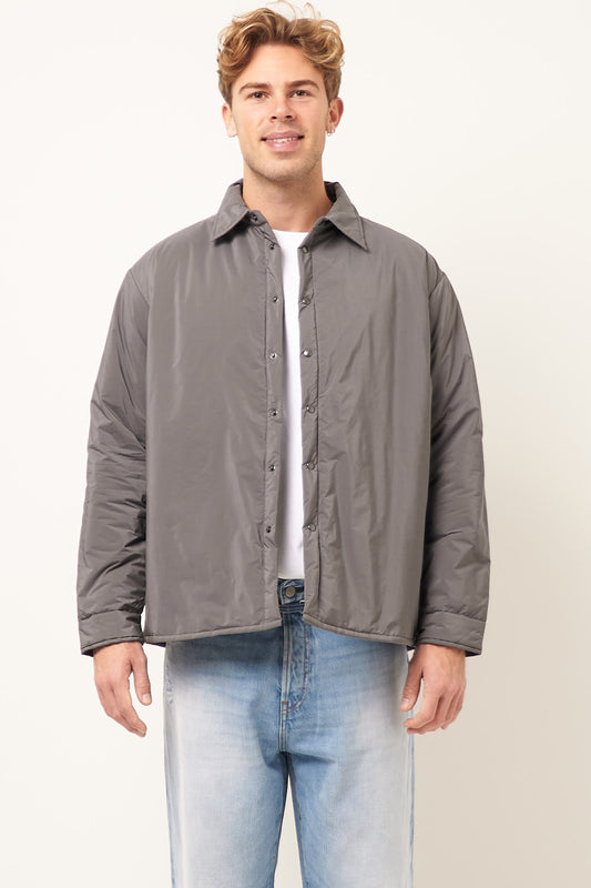 Padded Overshirt Grey