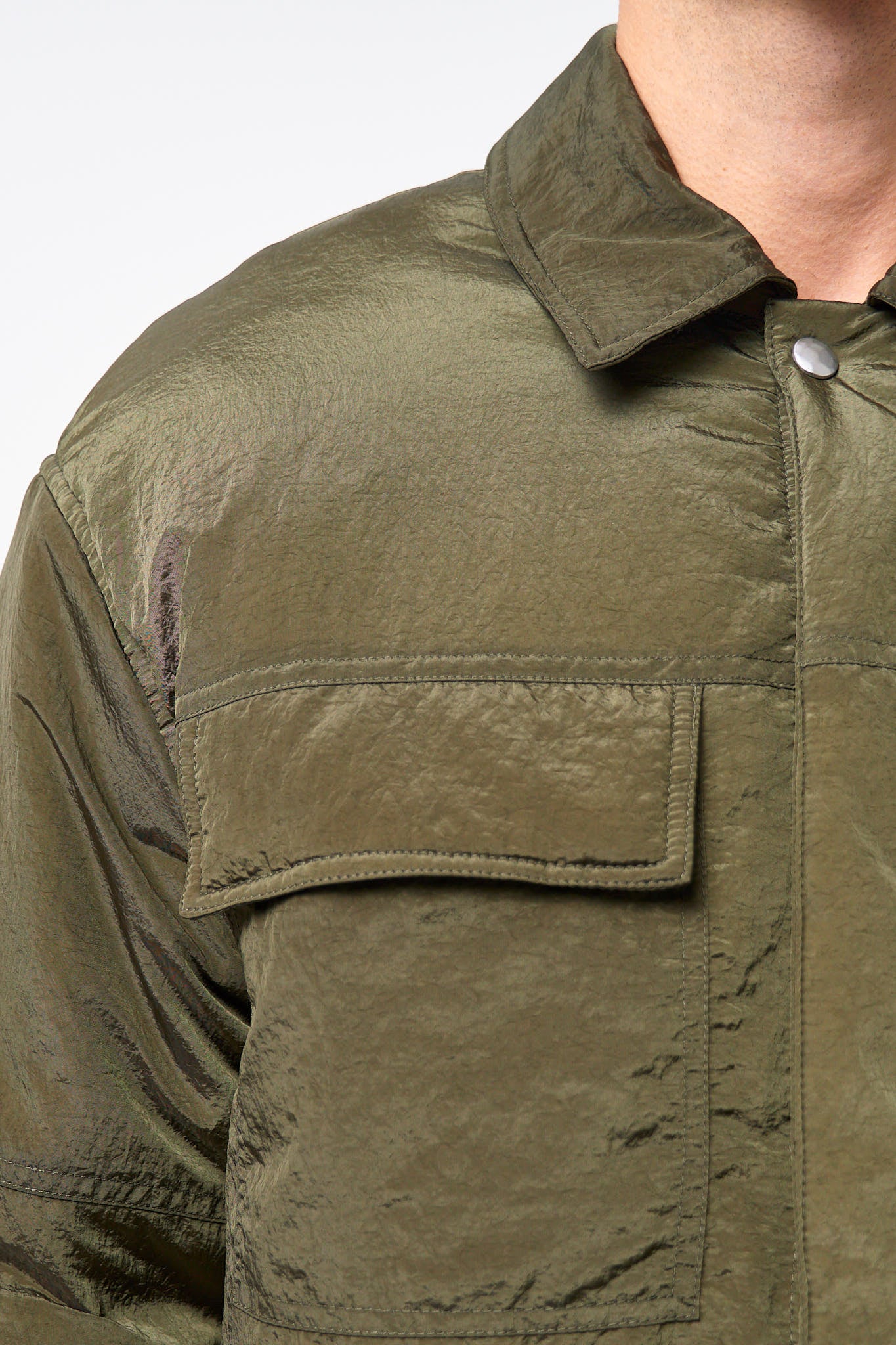 Padded Overshirt Military Green