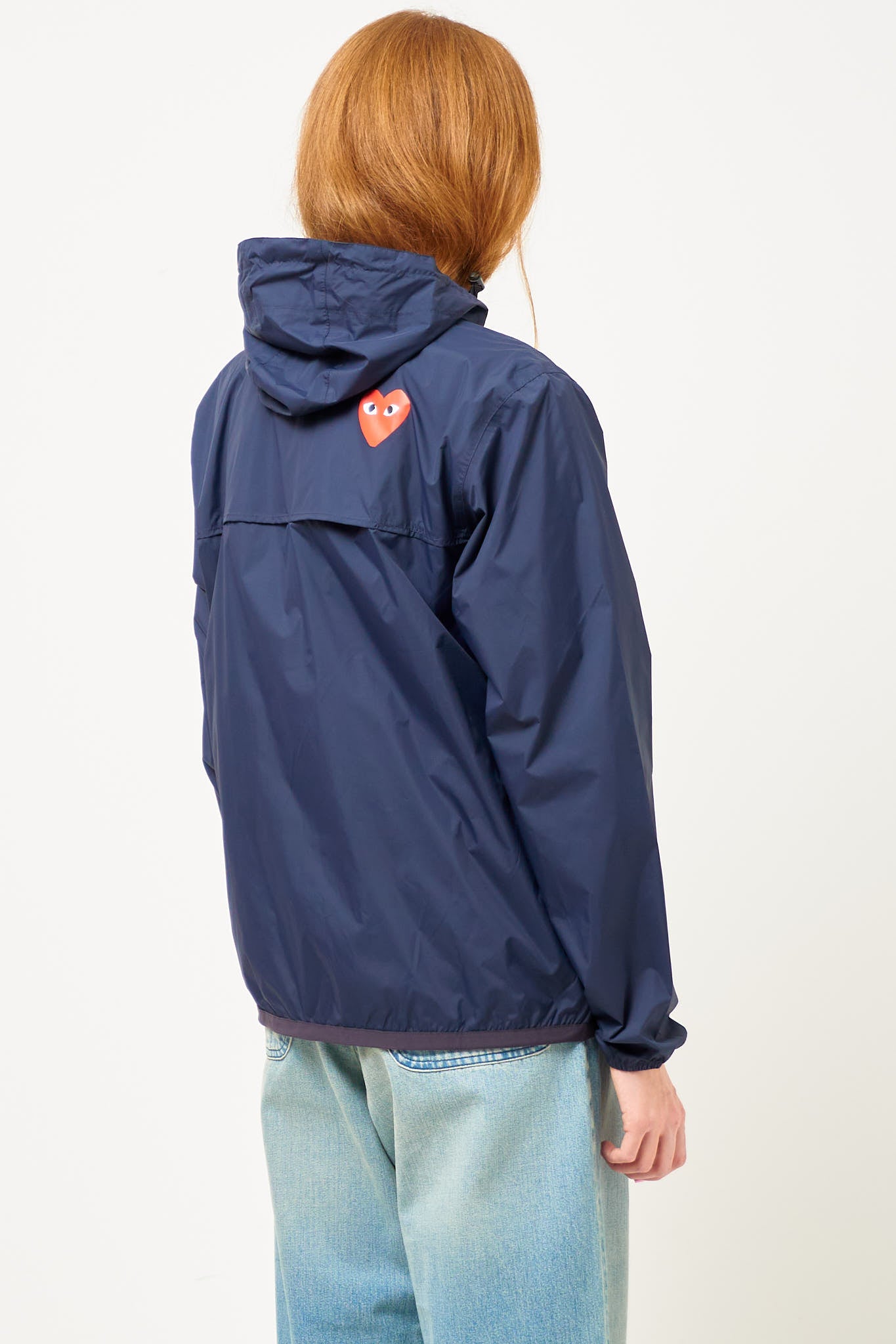 Comme des Garçons Play - K-Way Hoodie Full Zip Navy – STRØM