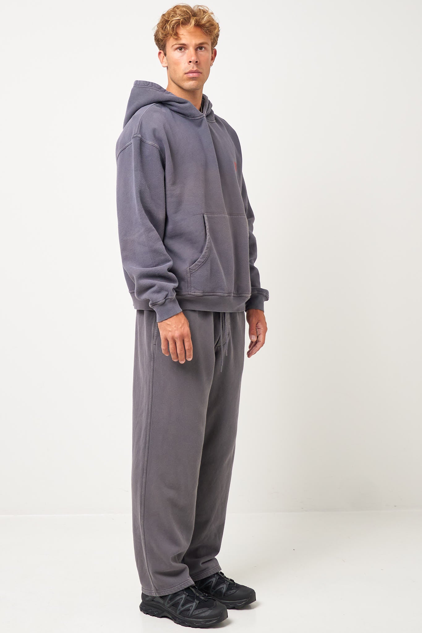 Plizzy Hoodie Vintage Ashen