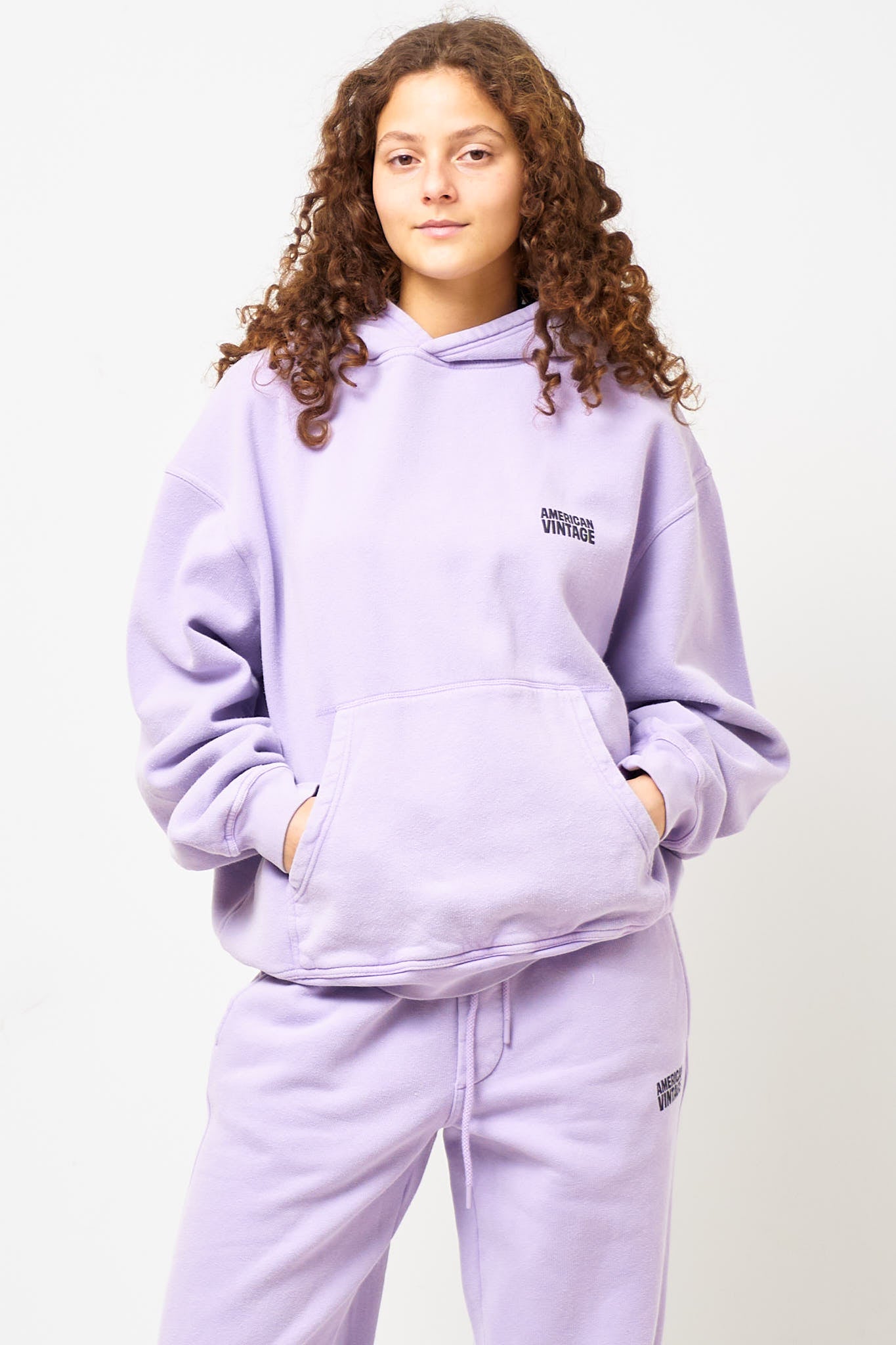 Plizzy Sweatshirt Vintage Pastel Lilac