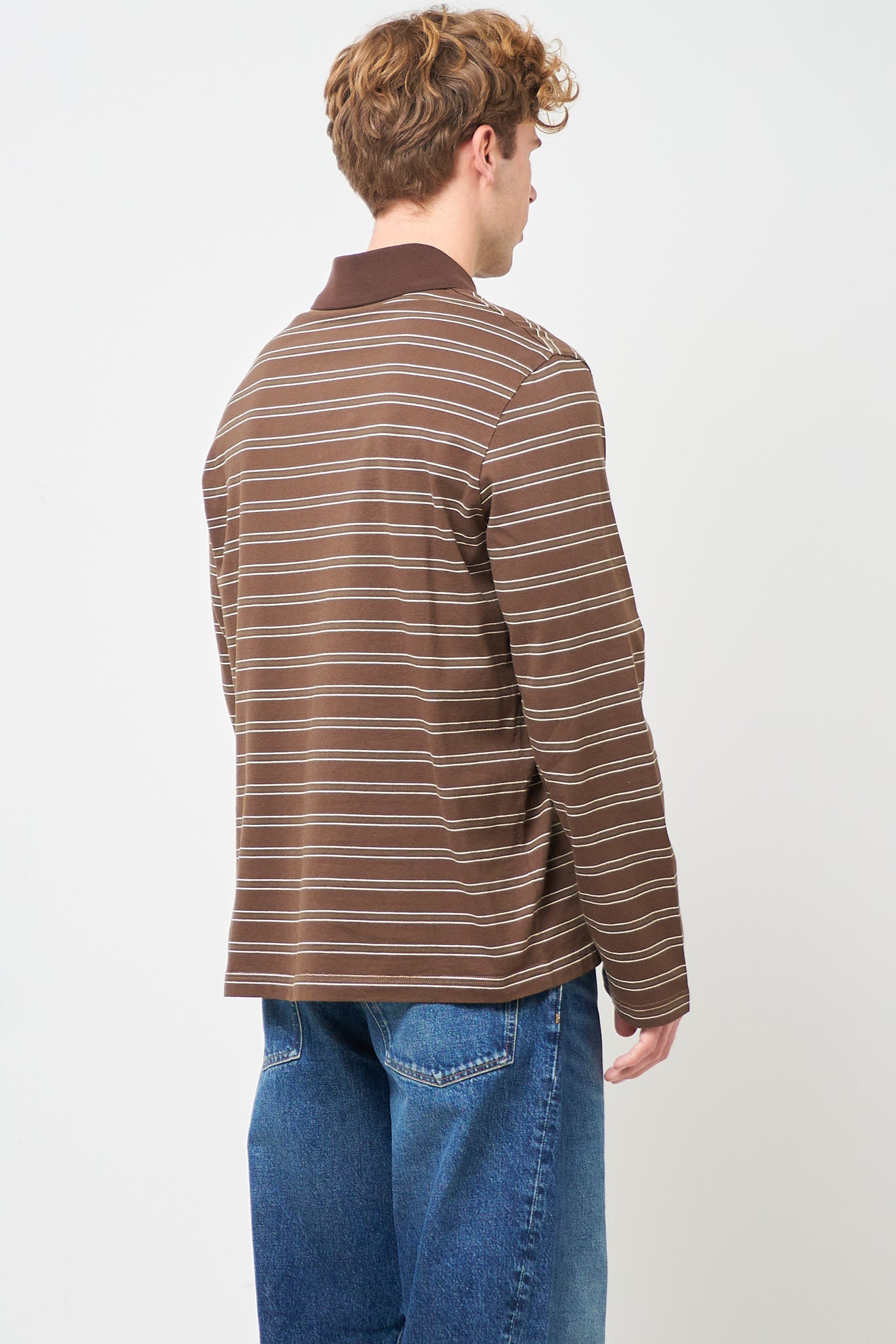 Raye L/S Polo Brown