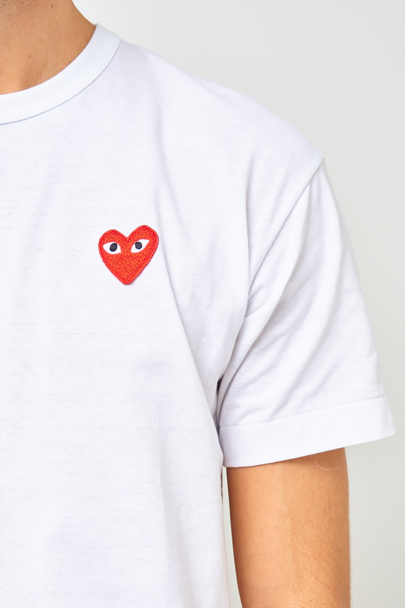 Comme des Garçons Play - Red Heart T-shirt White – STRØM