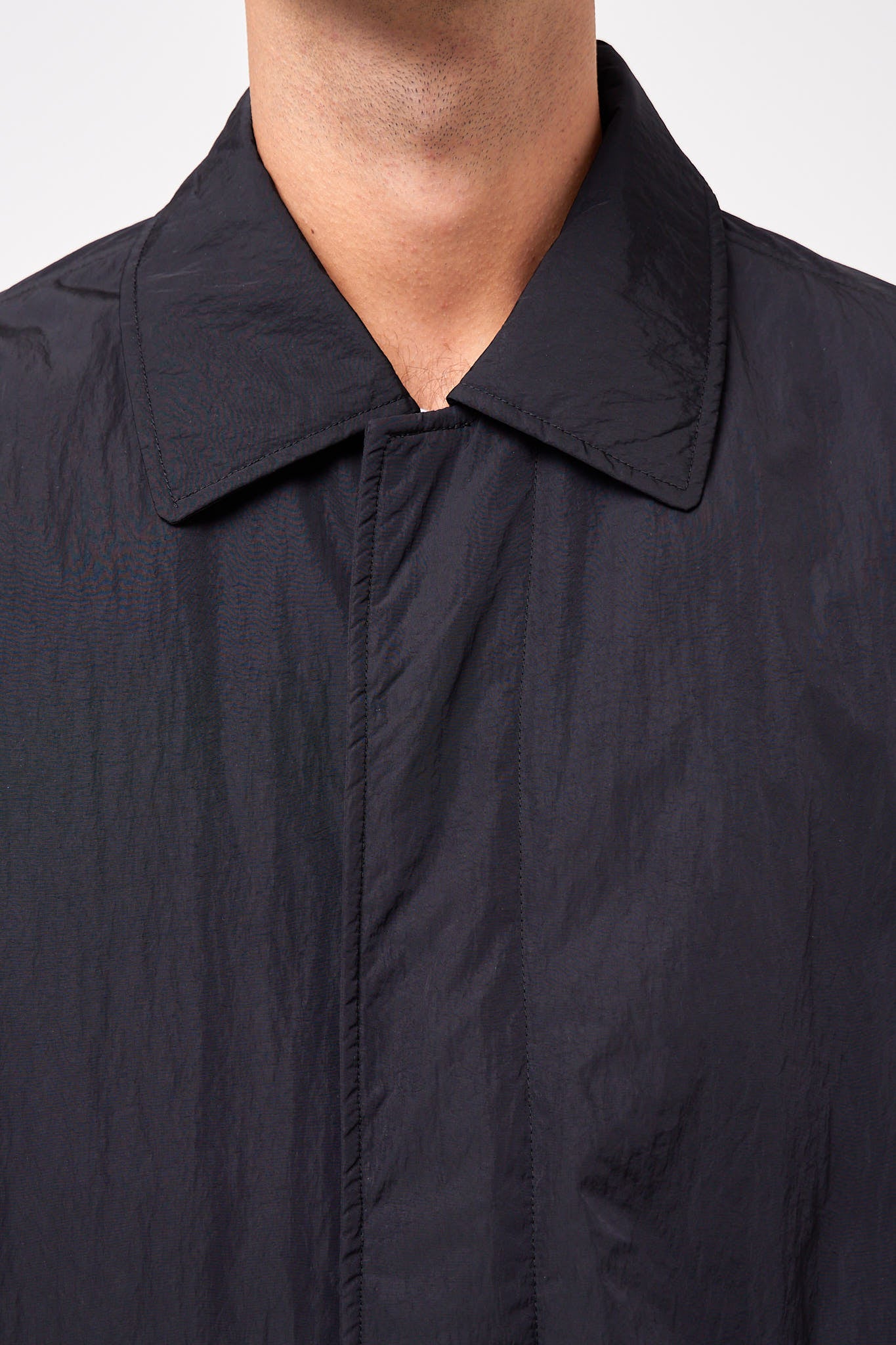 Sunflower - Relaxed Nylon Coat Black – STRØM