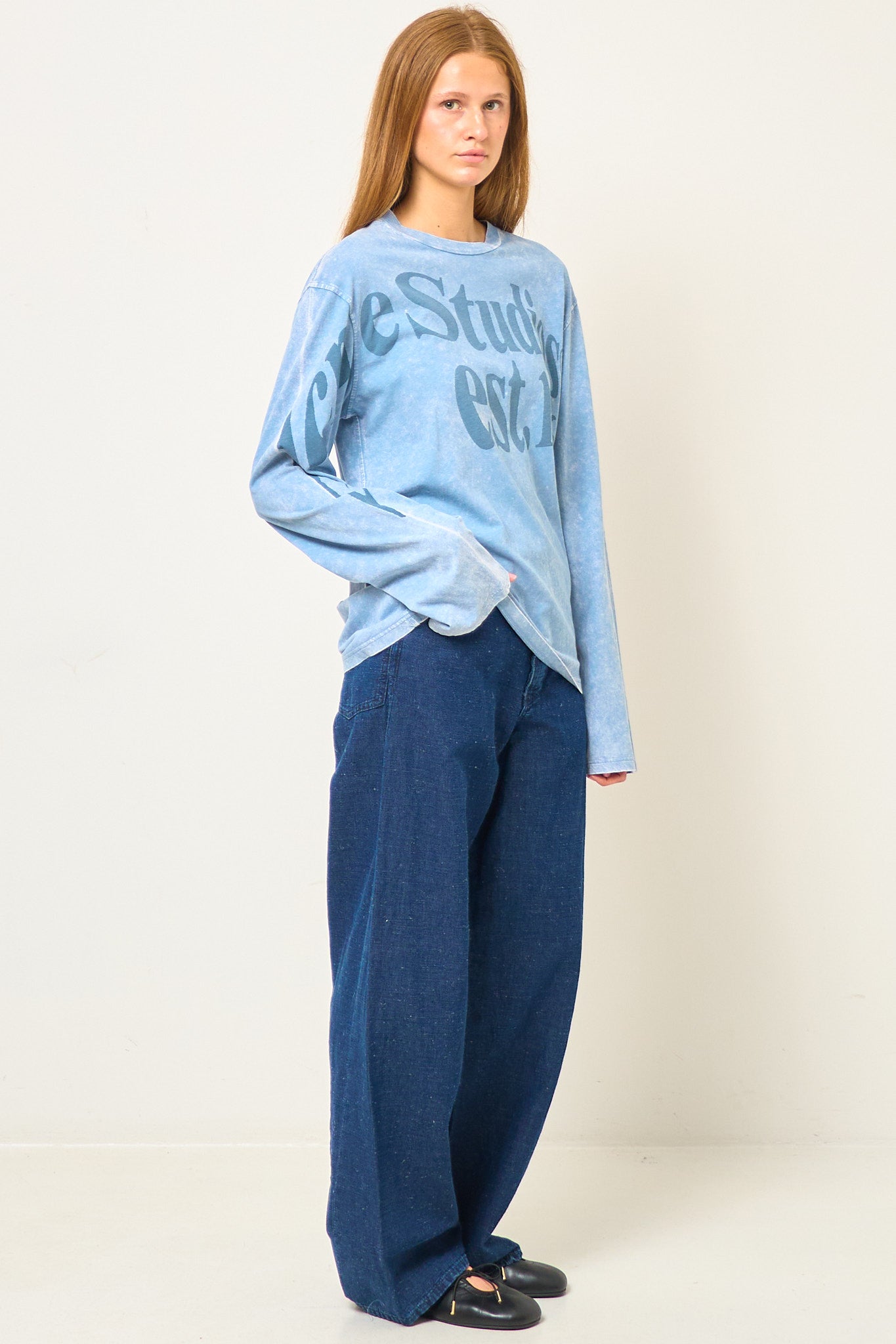 Relaxed Fit Graphic T-Shirt Blue