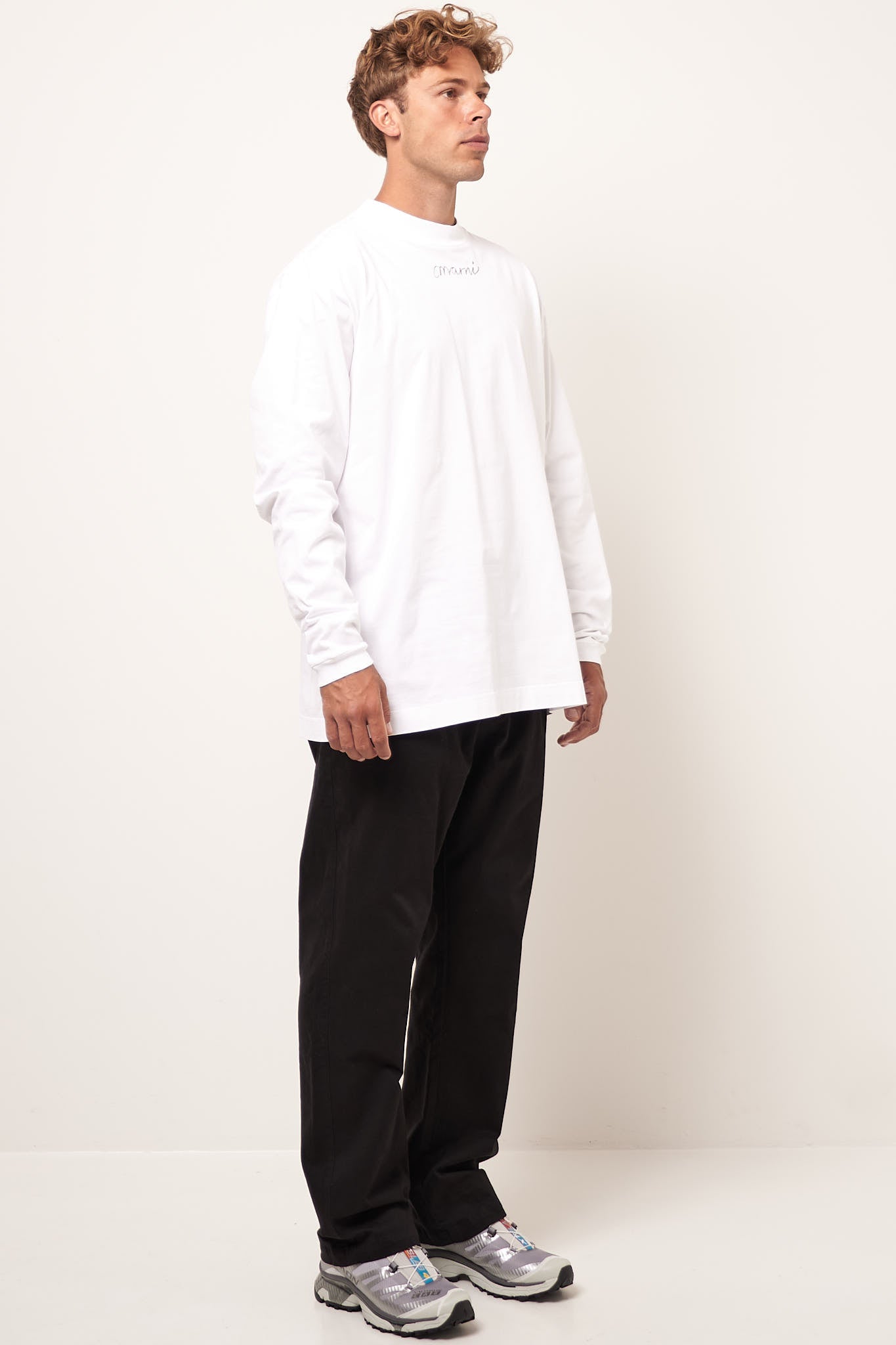 Repeat L/S T-Shirt Lily White