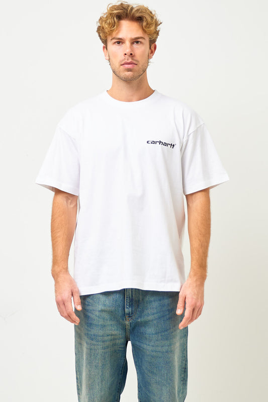 S/S Caps T-Shirt White