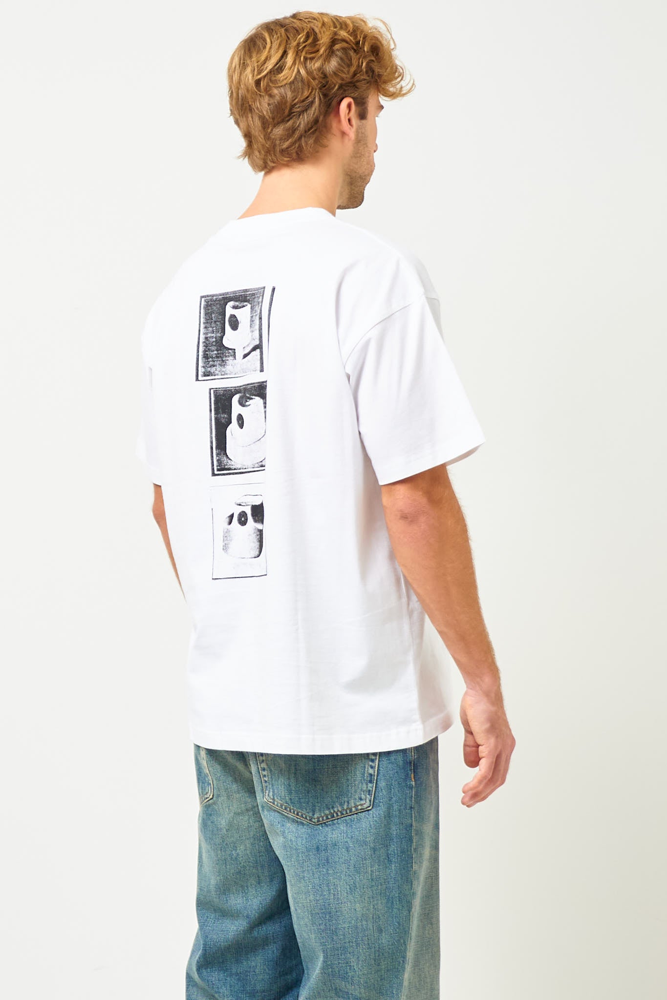 S/S Caps T-Shirt White