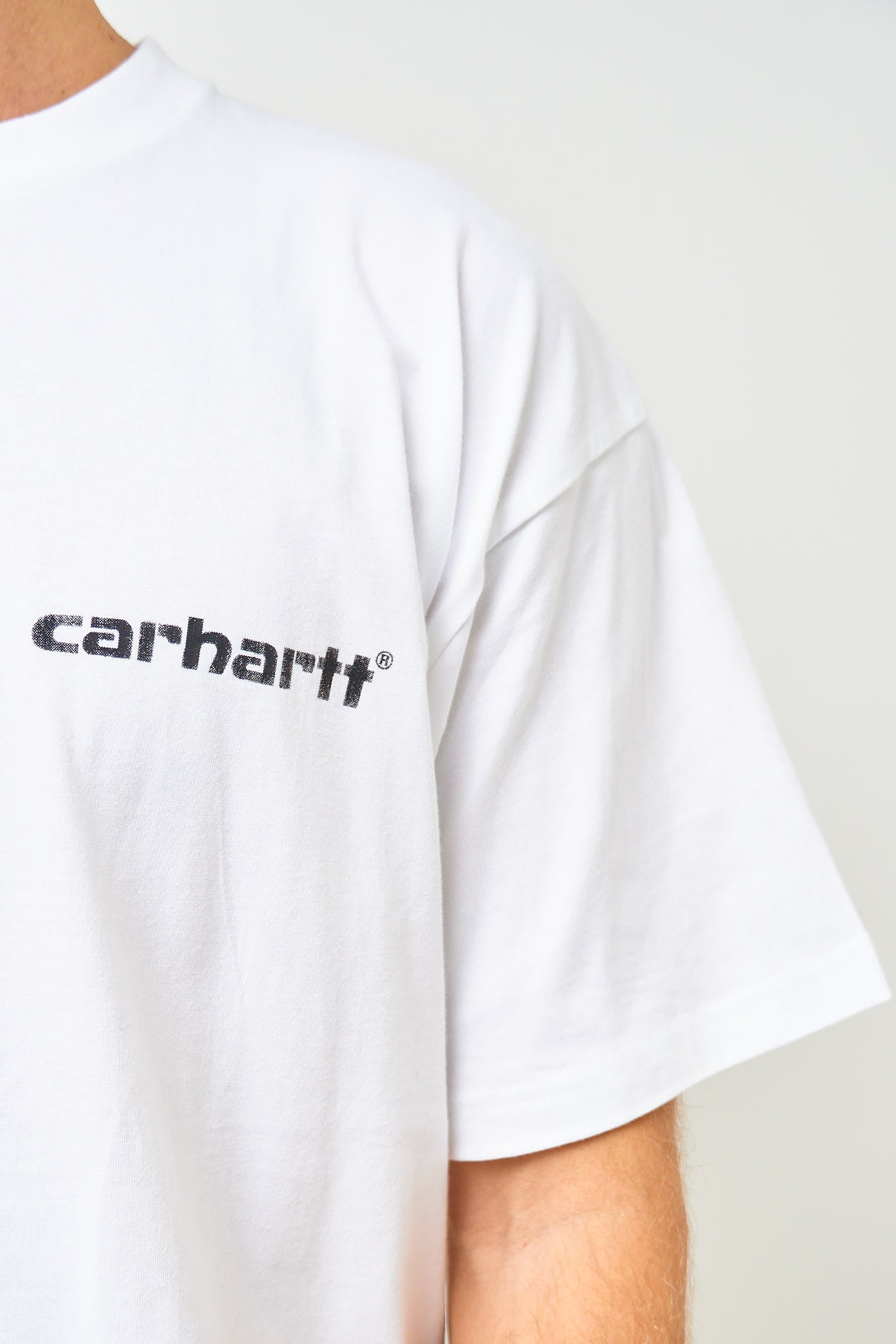S/S Caps T-Shirt White