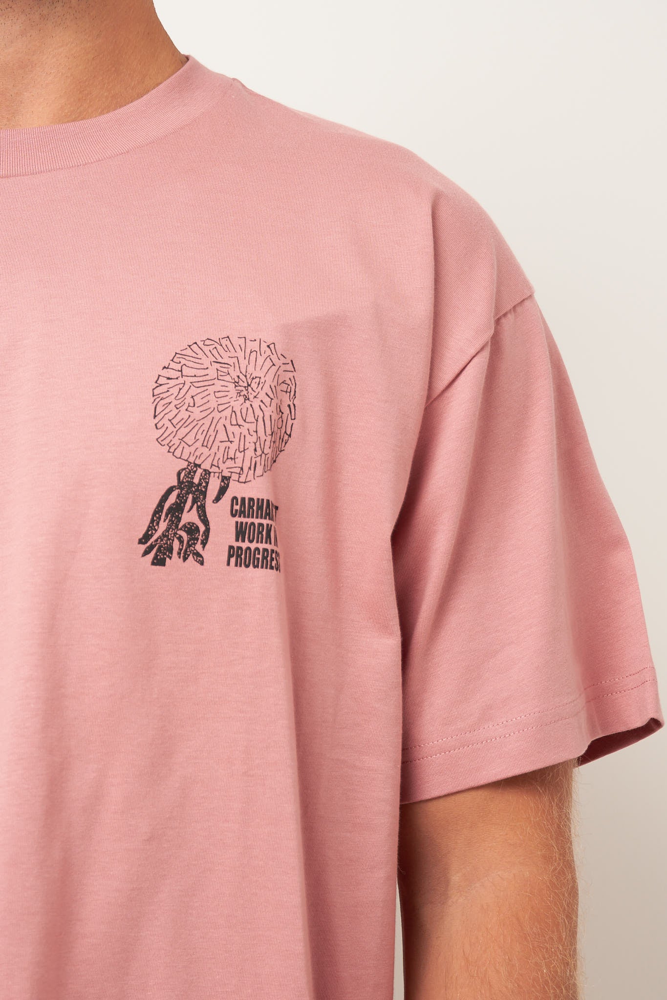 S/S Chrysanthemum T-Shirt Dusty Rose