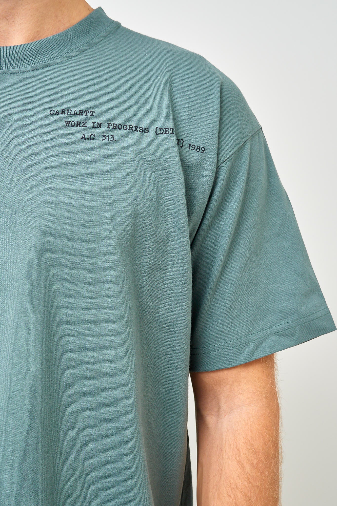 S/S Punched T-Shirt Velvet Green