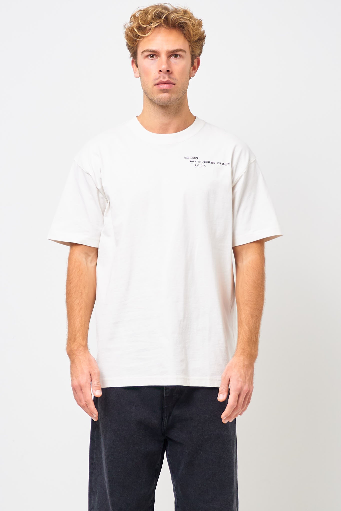 S/S Punched T-Shirt Wax