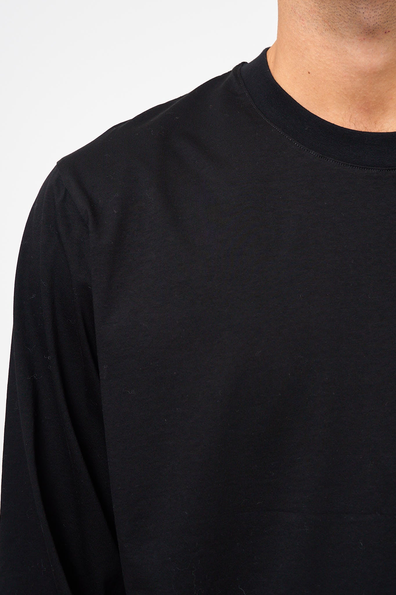 Seam L/S Tee Black