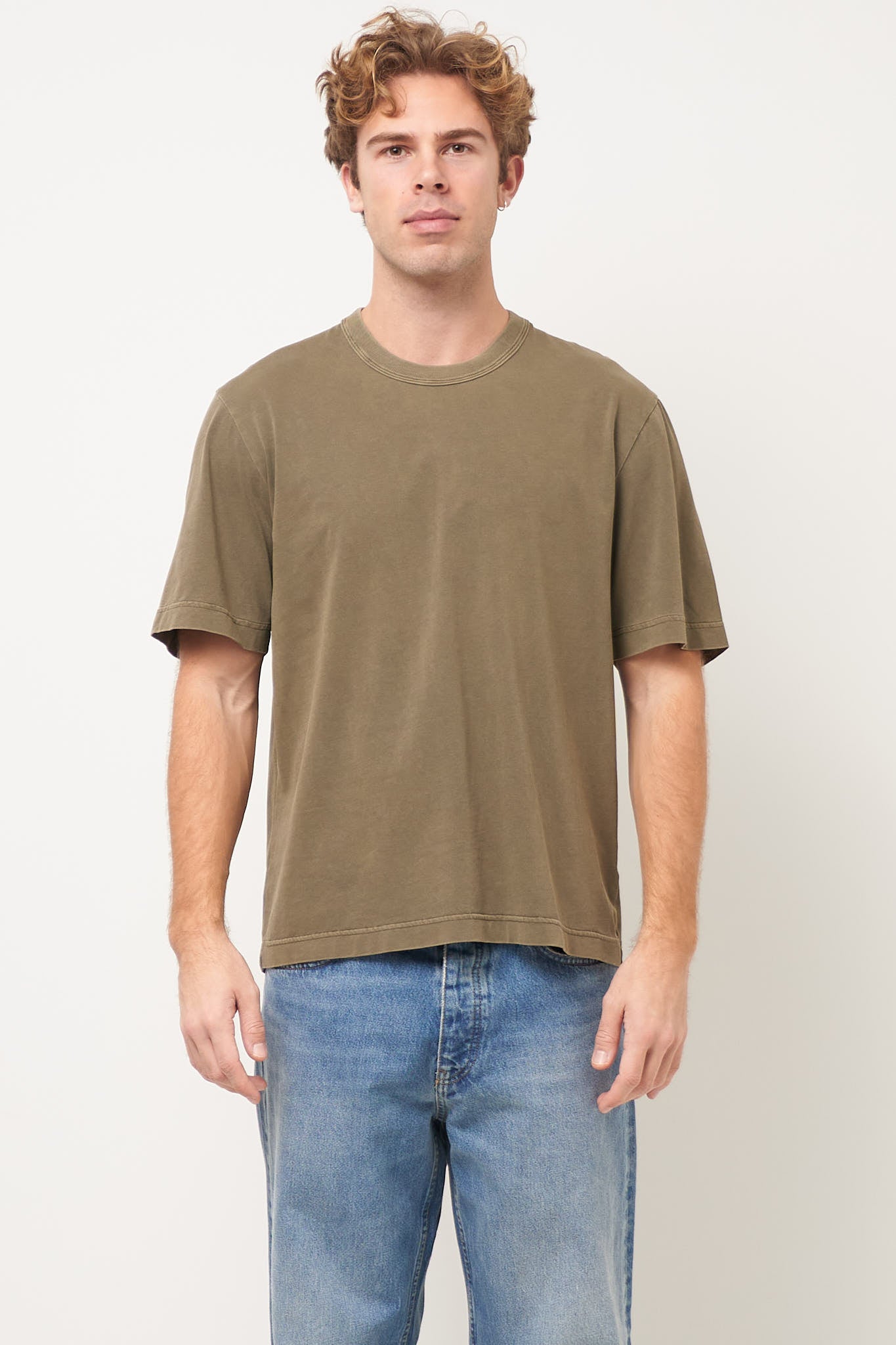 Seam Tee Olive