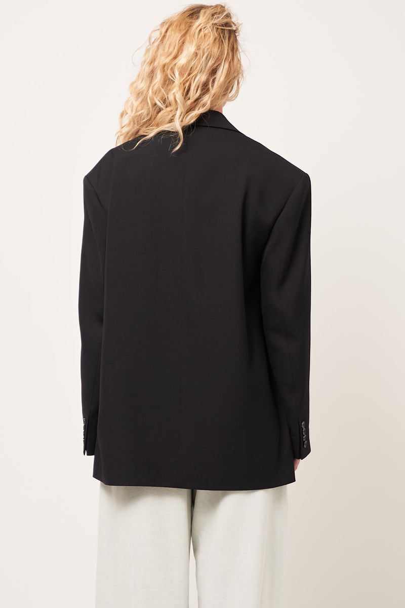 Single-Breasted Jacket Black
