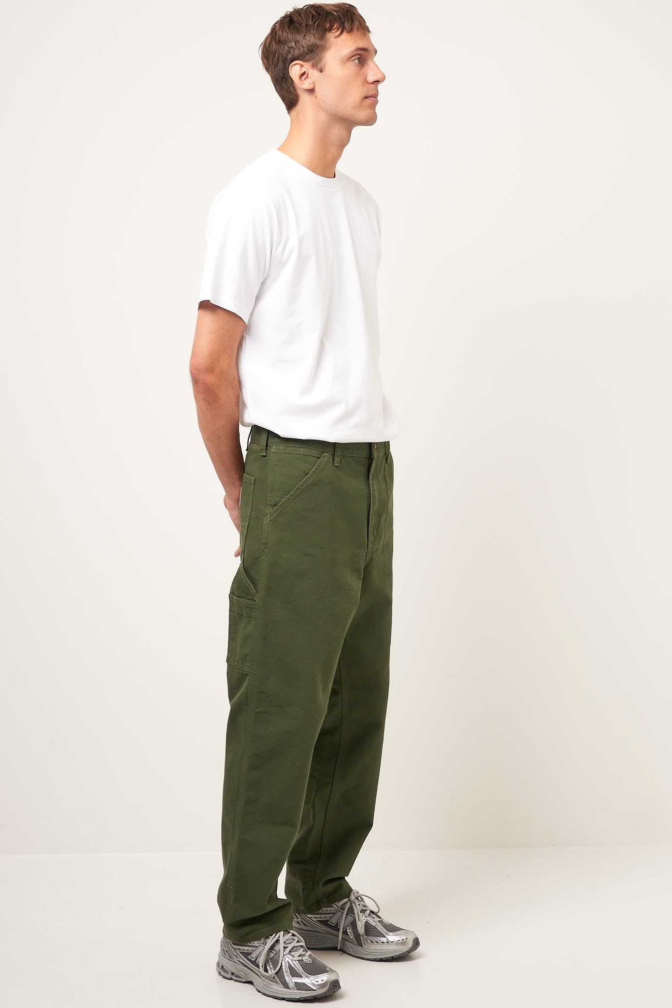 Carhartt WIP - Single Knee Pant Tarragon Rinsed