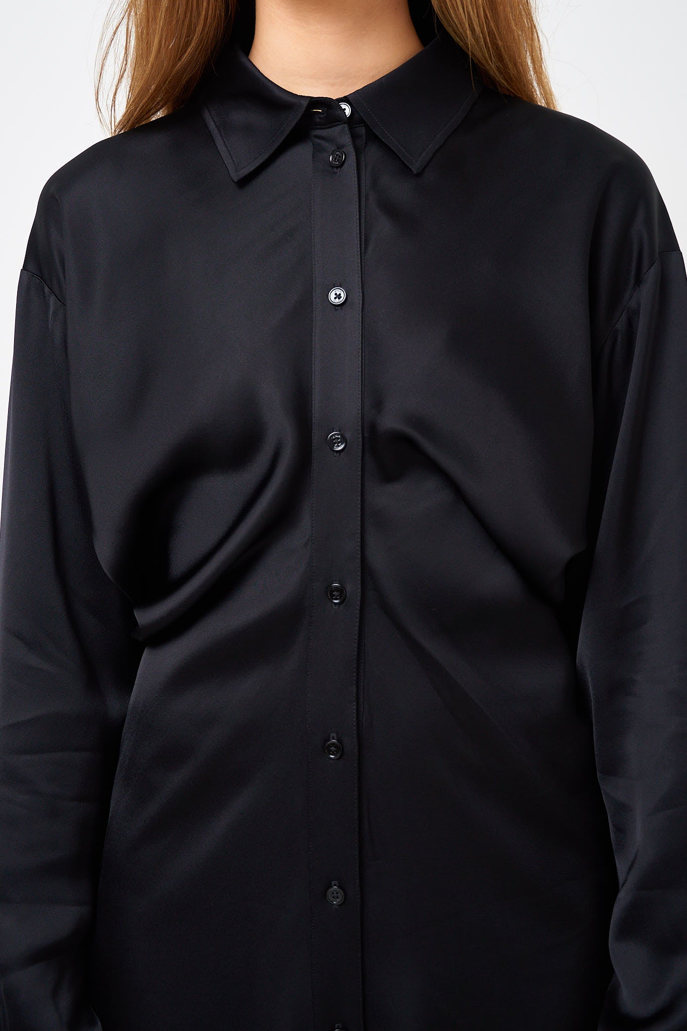 Slouch Shirtdress Black