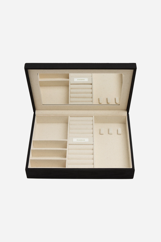 Jewelry Case Moiré Black