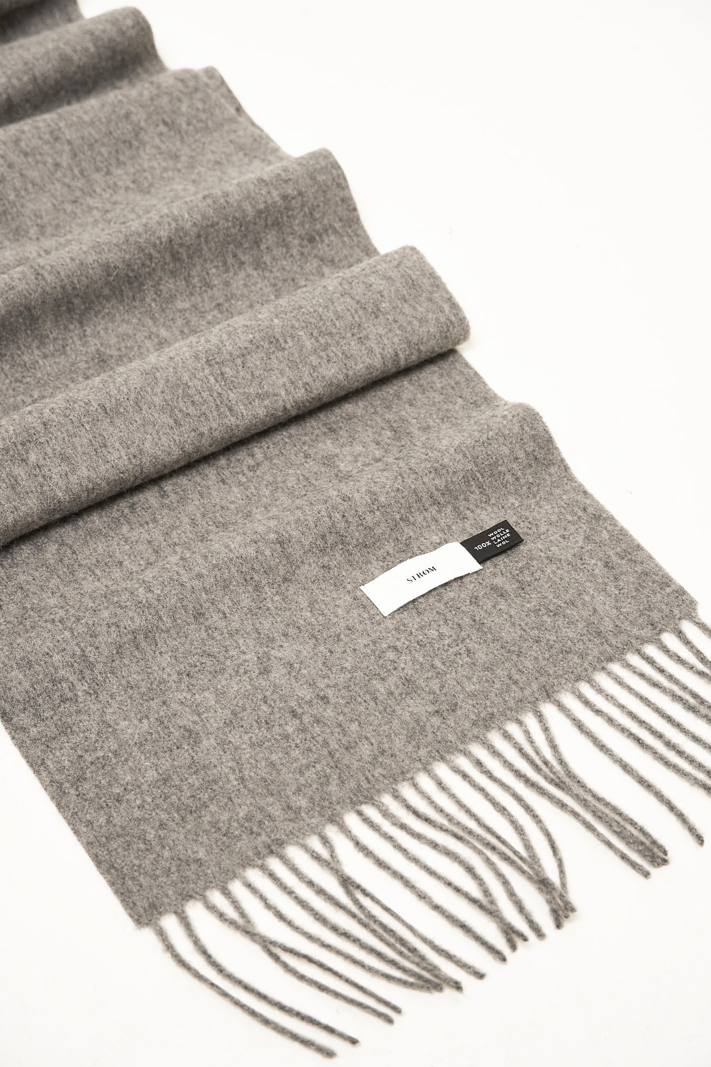 Soft Wool Scarf Grey