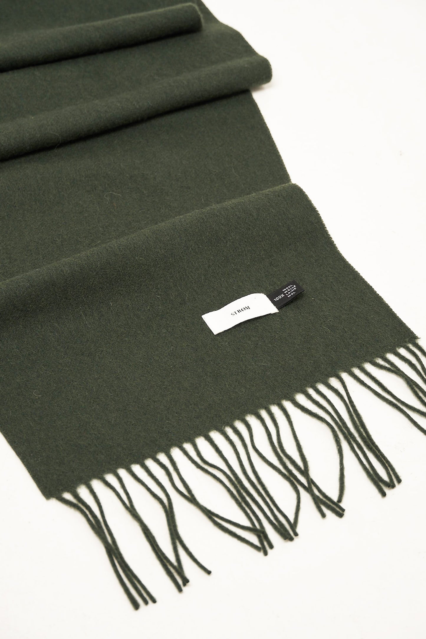 Soft Wool Scarf Pine Green