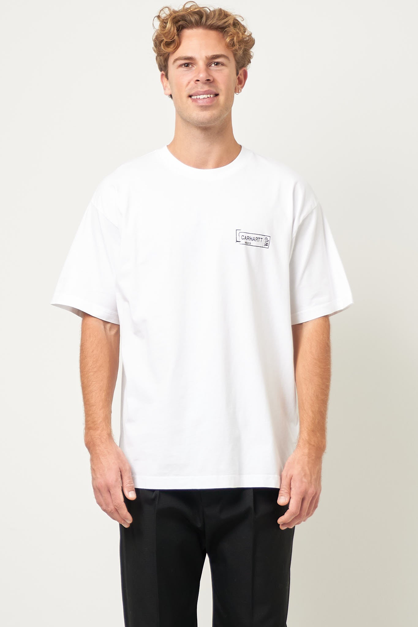 S/S Stamp T-Shirt White