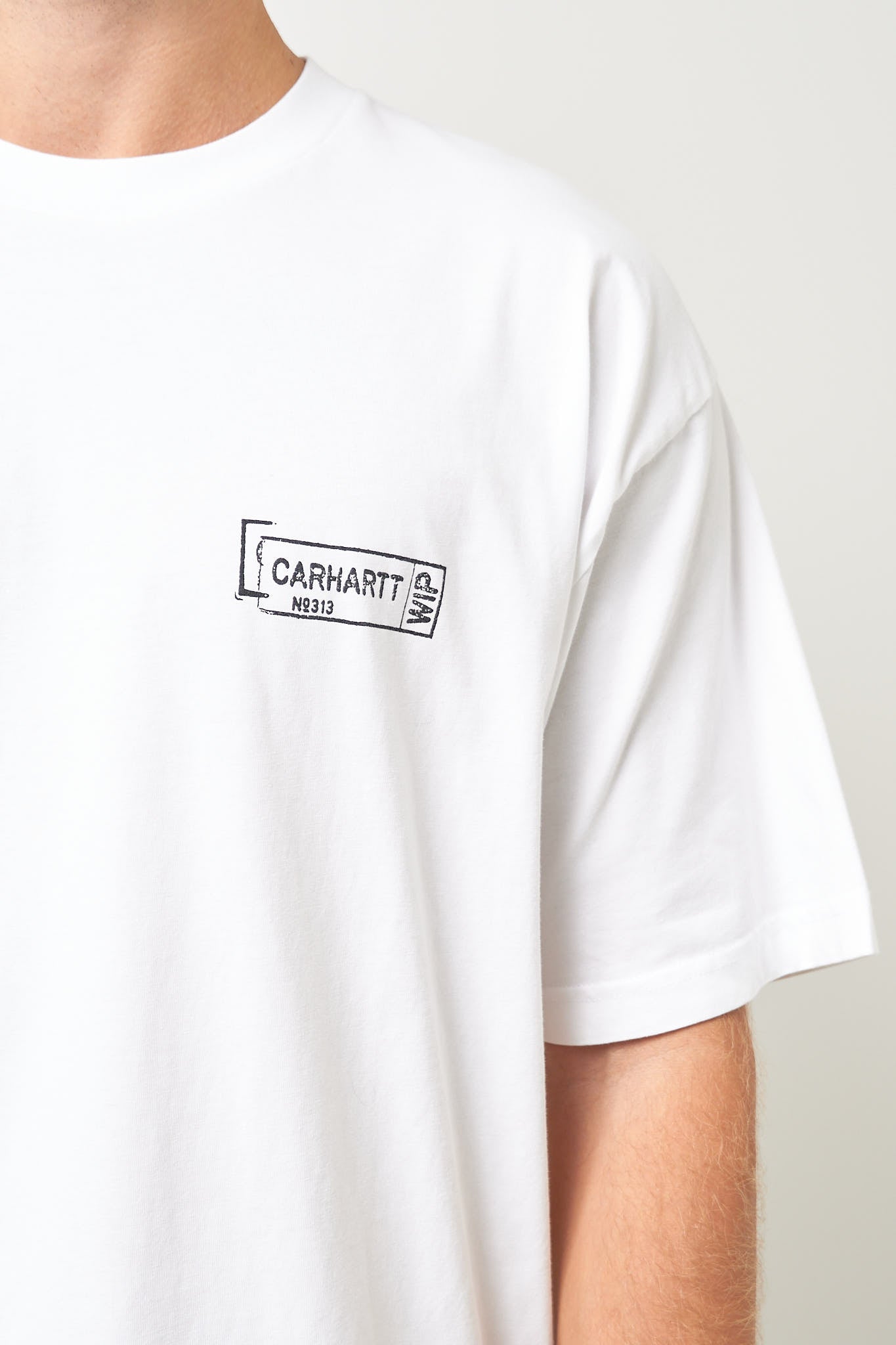 S/S Stamp T-Shirt White