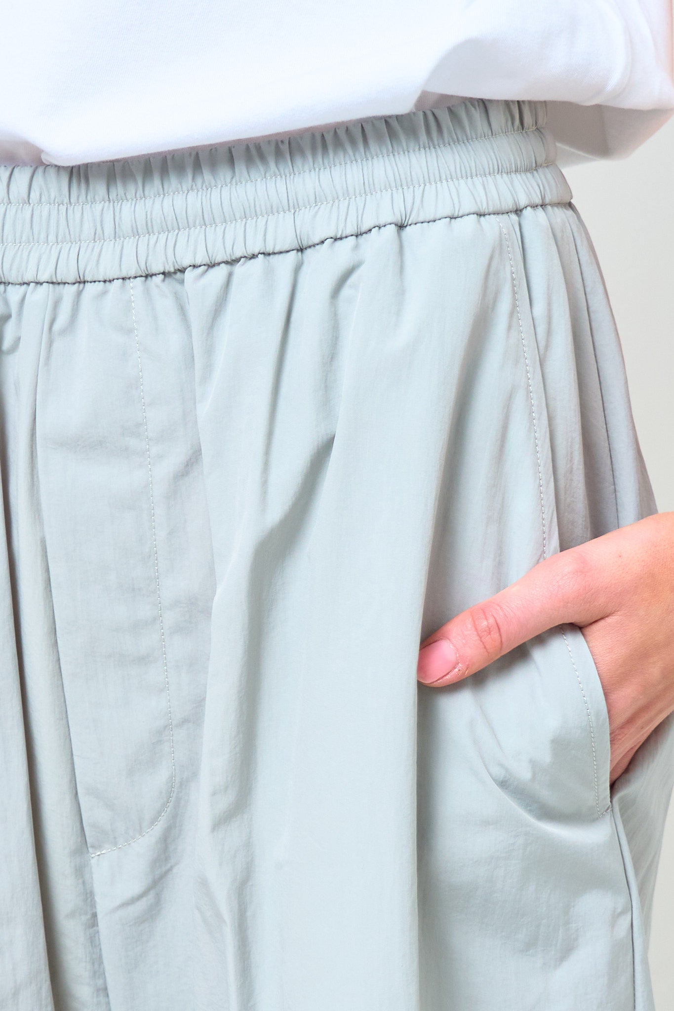 Straight Leg Track Pants Grey