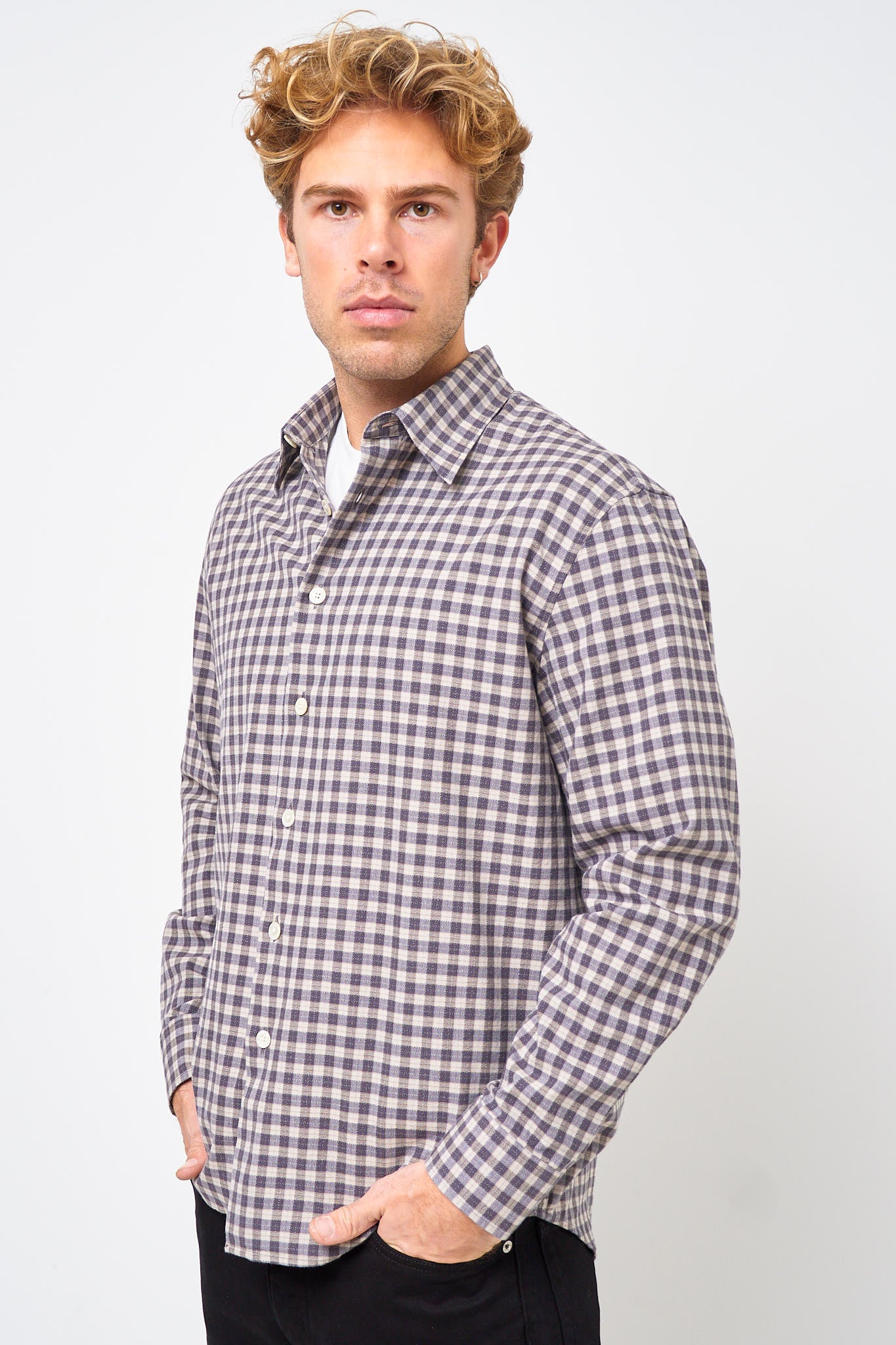 Studio Shirt Dark Sand
