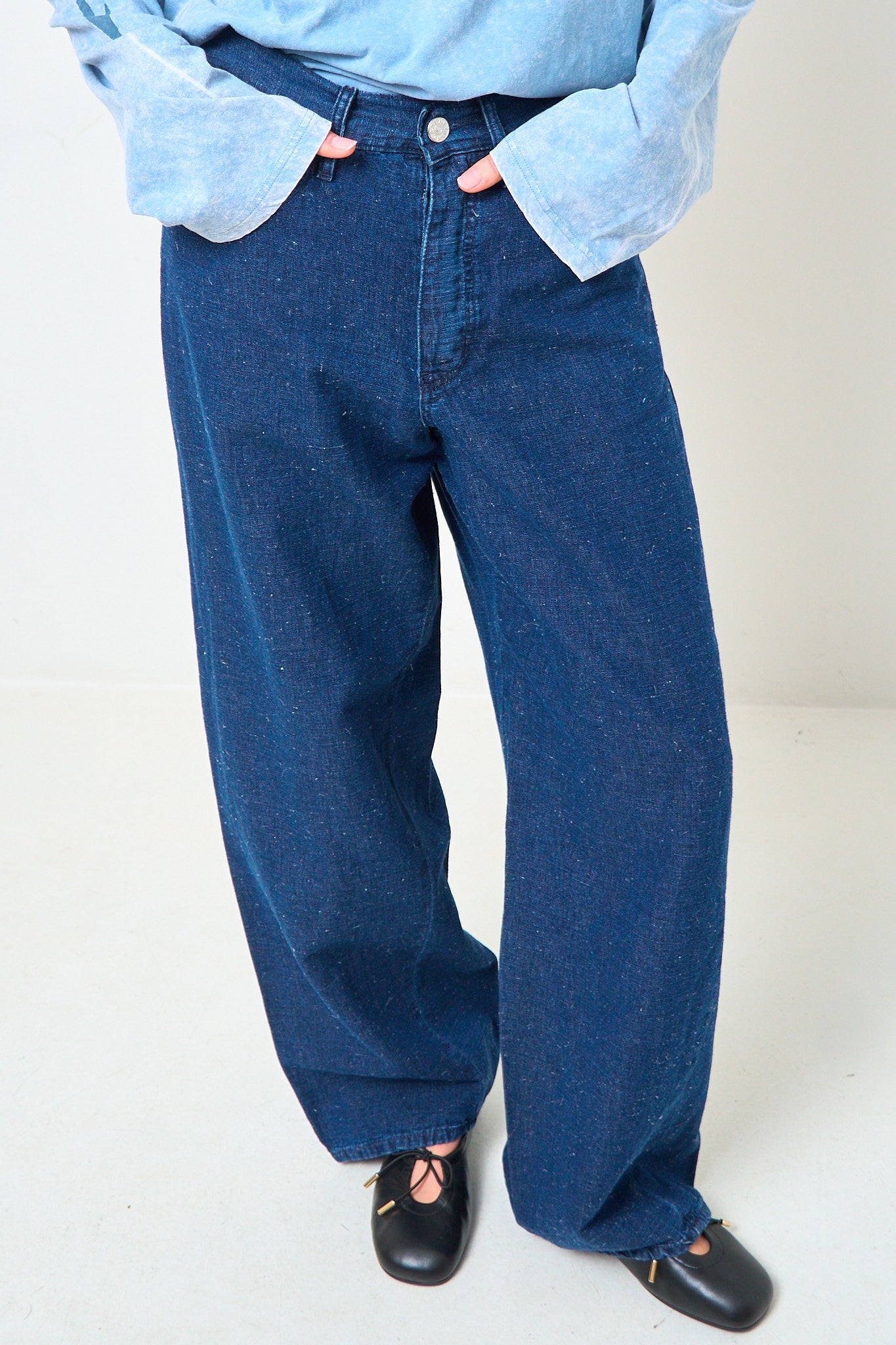 Super Wide Twist Indigo Hemp