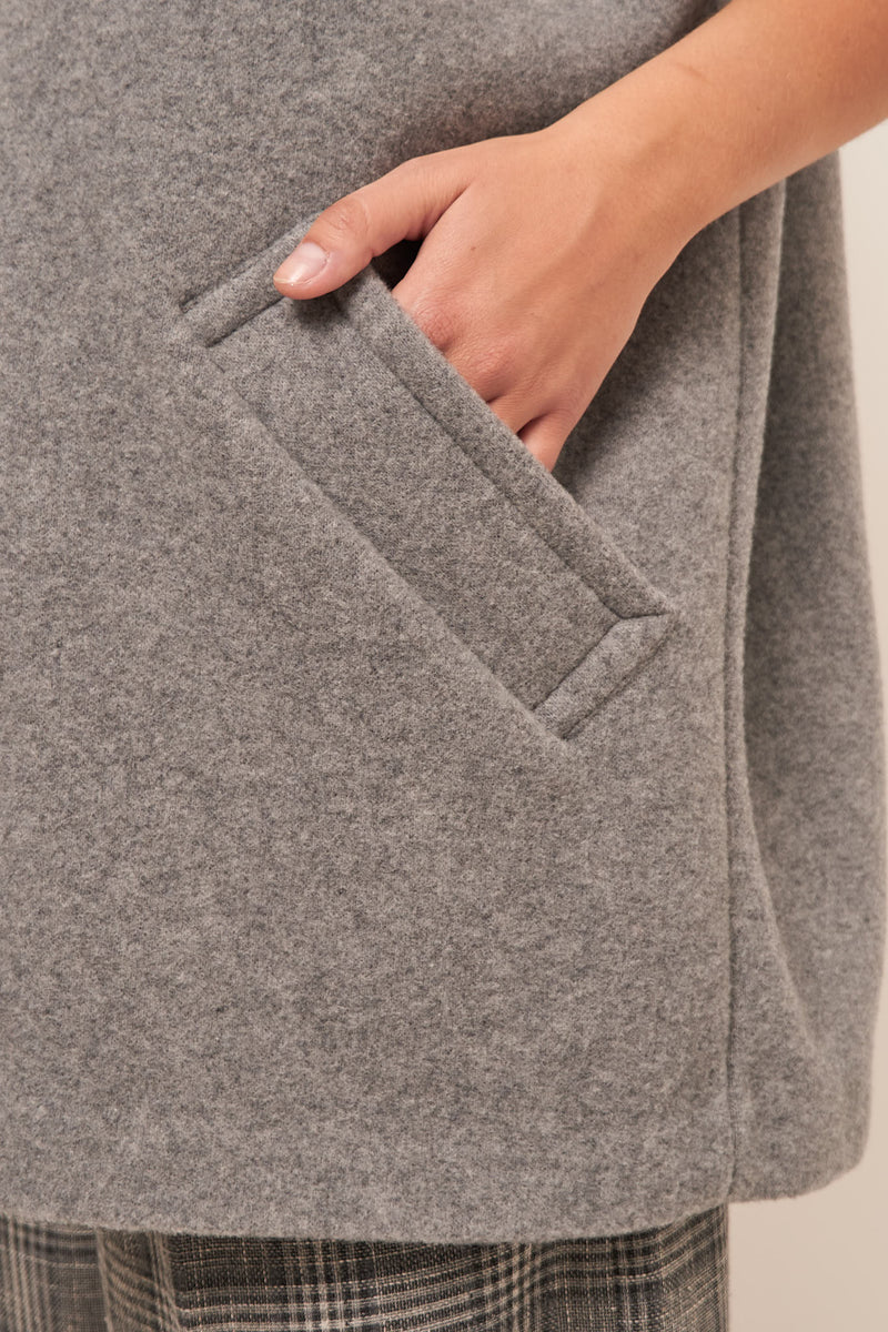 Technical Wool Vest Grey