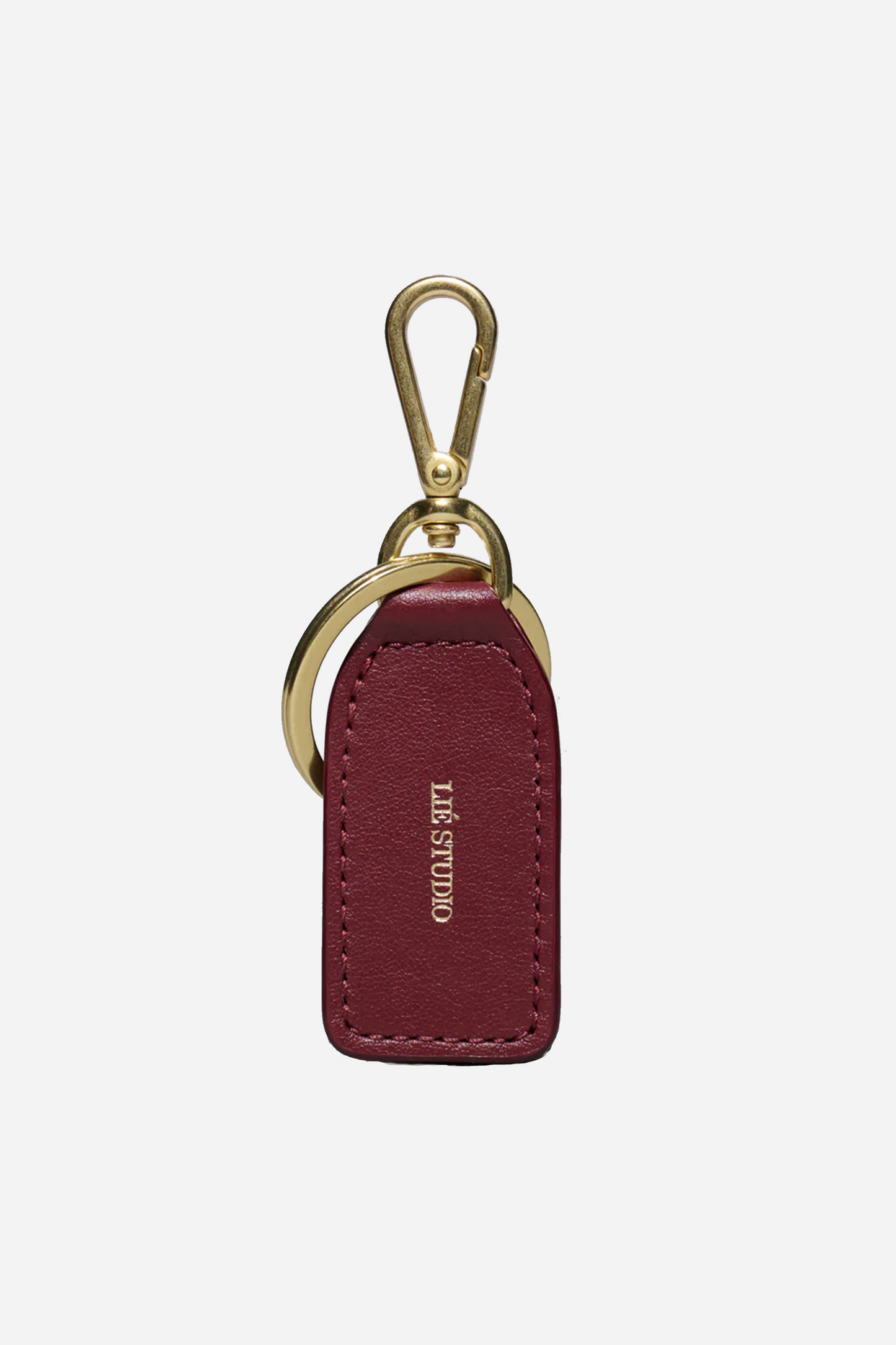 The Gaby Keyring Burgundy Red