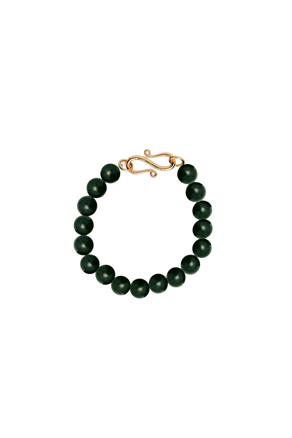The Mary Bracelet Green Agate