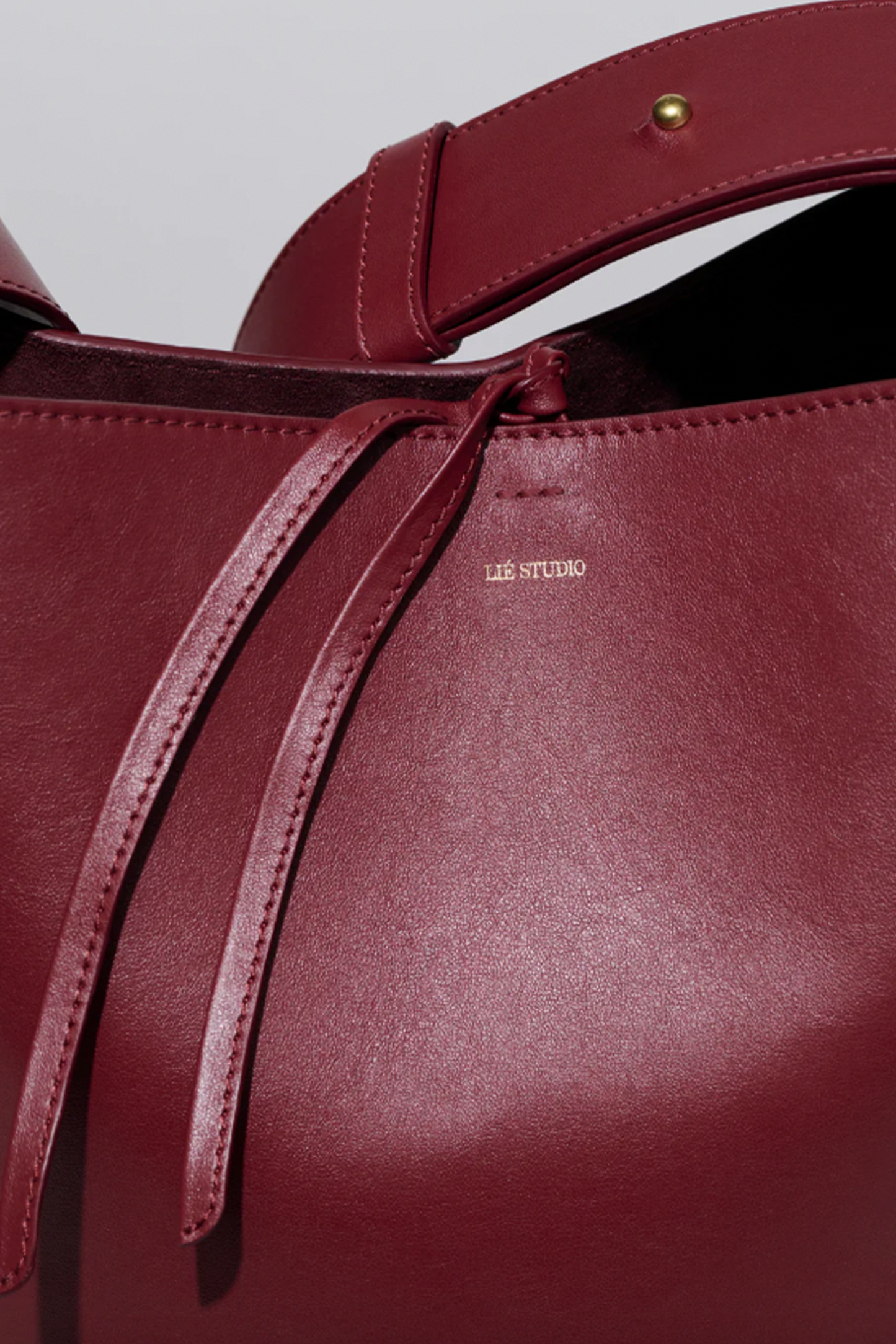 The Norma Tote Burgundy Red