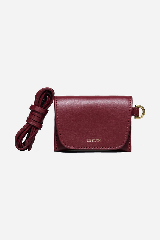 The Stella Wallet Burgundy Red