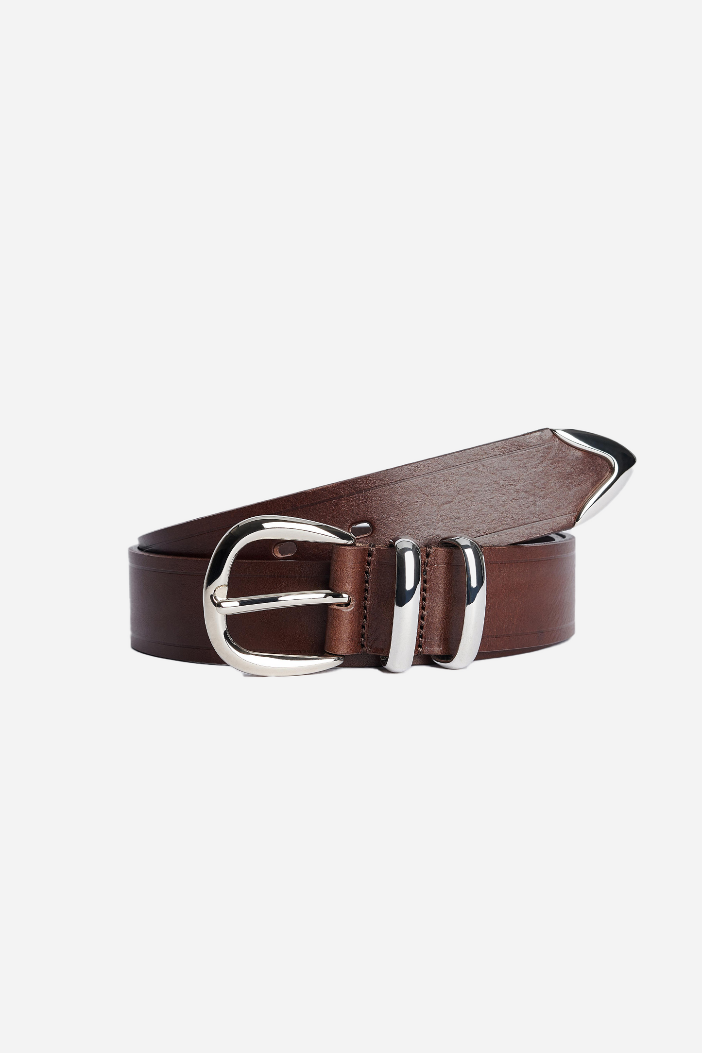 Tip End Belt Brown