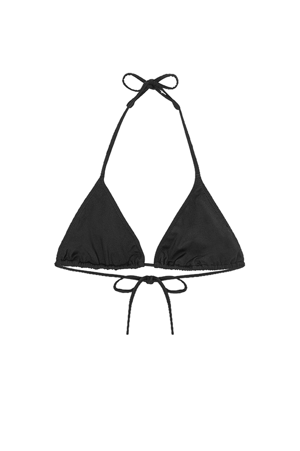 Triangle Bikini Top Black
