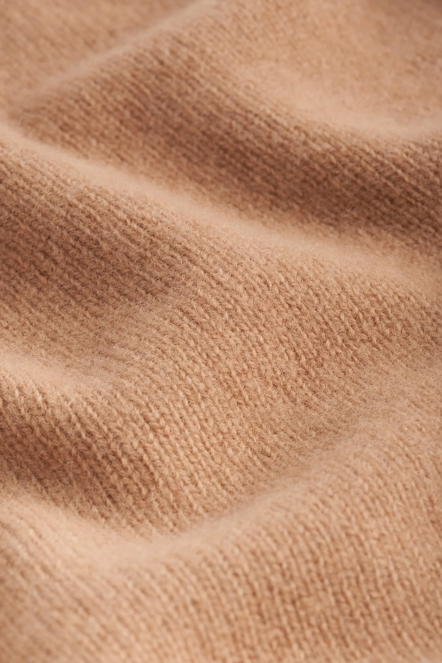 Triangle Wool Cashmere Scarf Camel